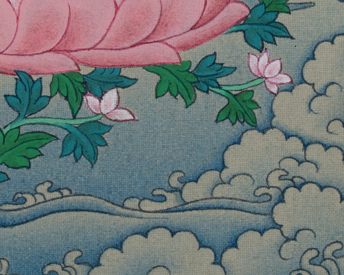 Medicine Buddha Traditional Thangka | Healing Deity Bhaiṣajyaguru