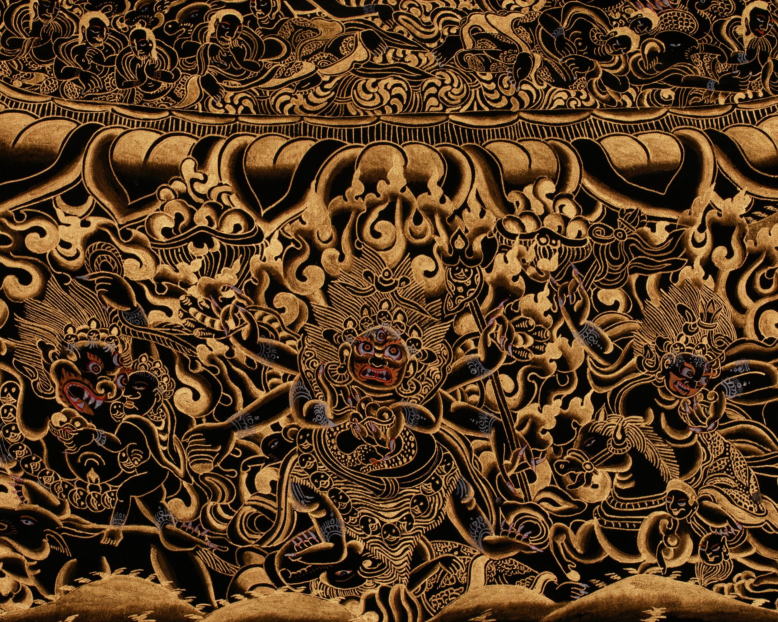 Tibetan Thangka of Yamantaka | The Destroyer Of Death