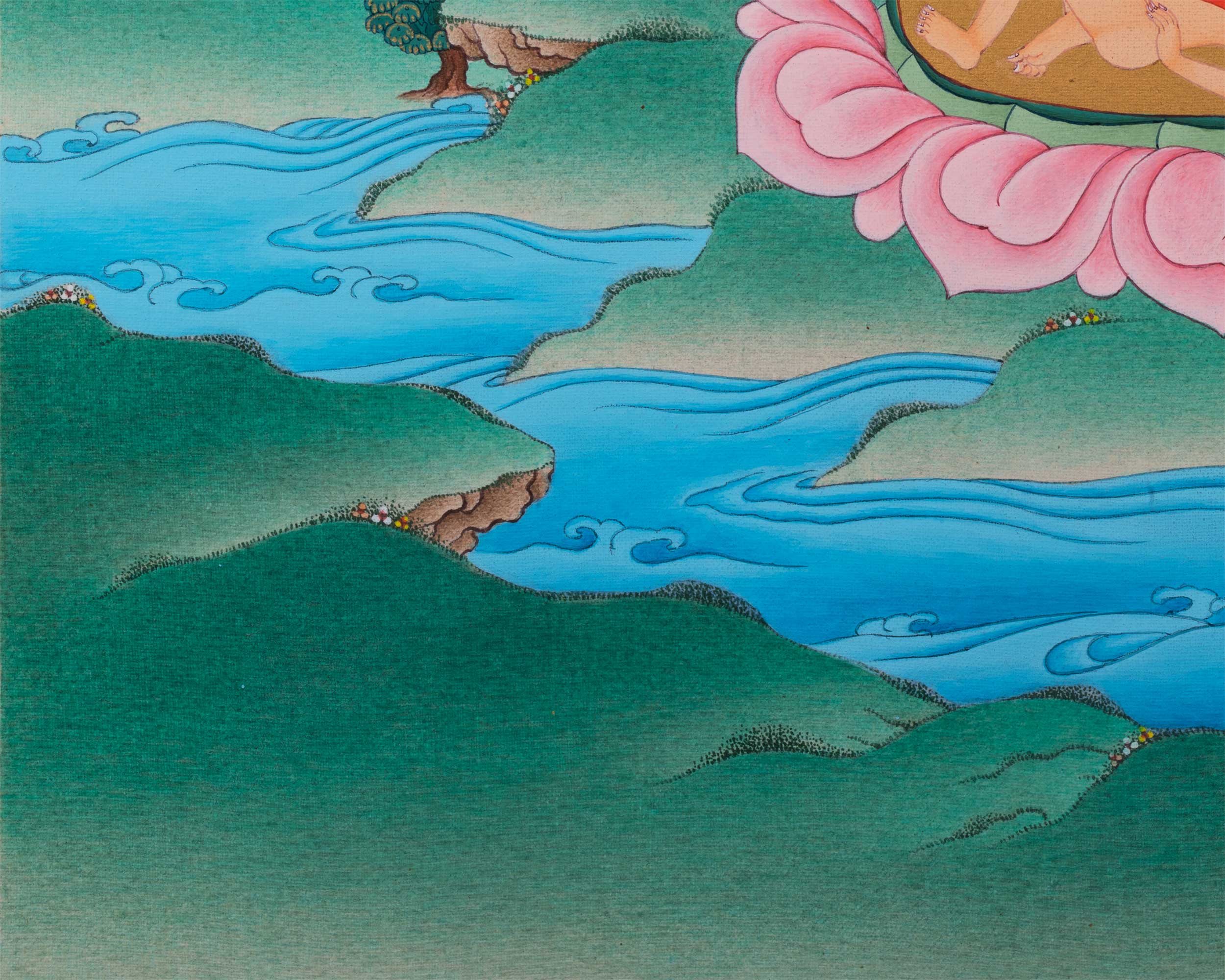 Dorje Phagmo Thangka Artwork | Thangka Print Of Wrathful Compassion
