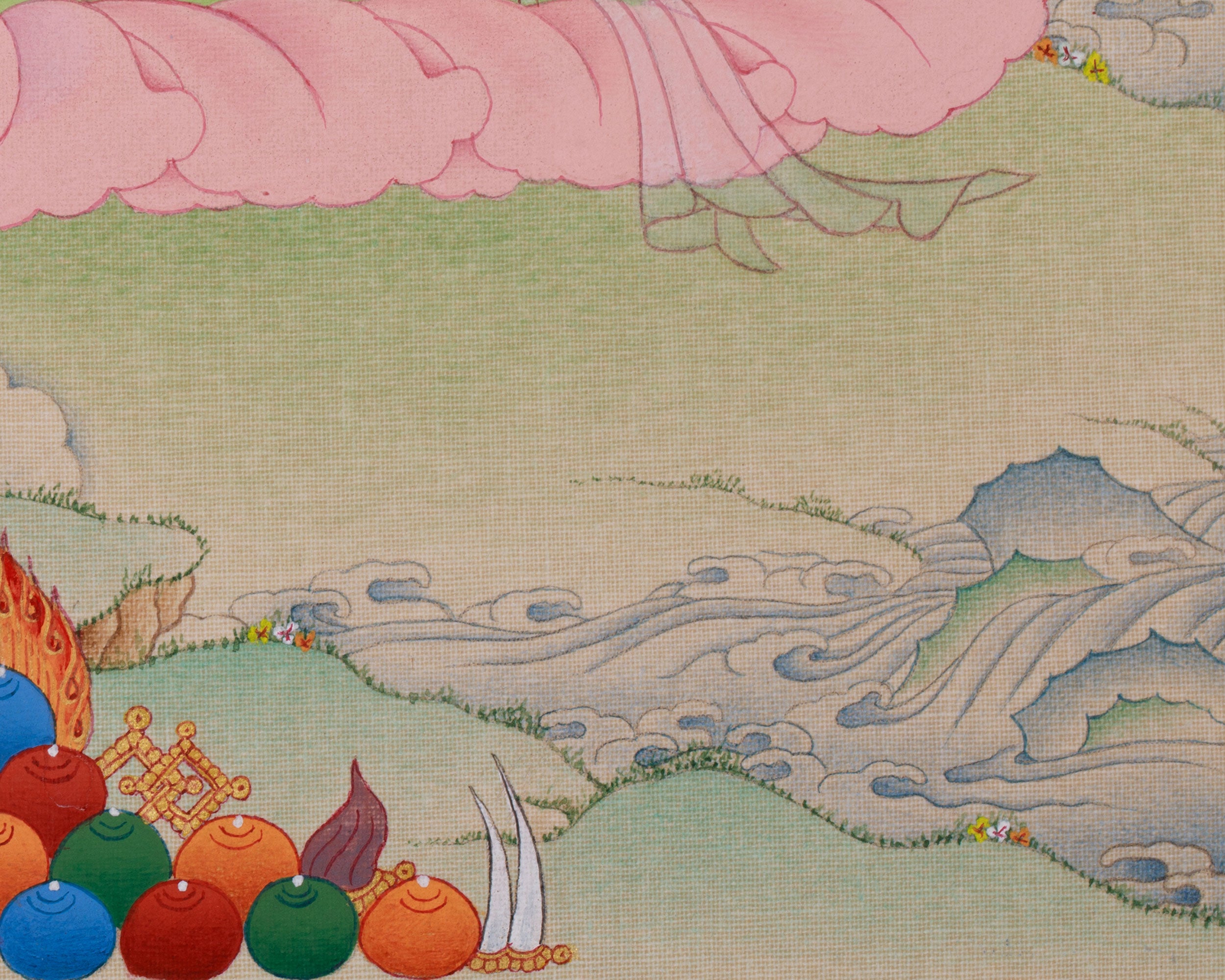 Sukha Siddhi Thangka | The Female Siddha of Wisdom & Blessings