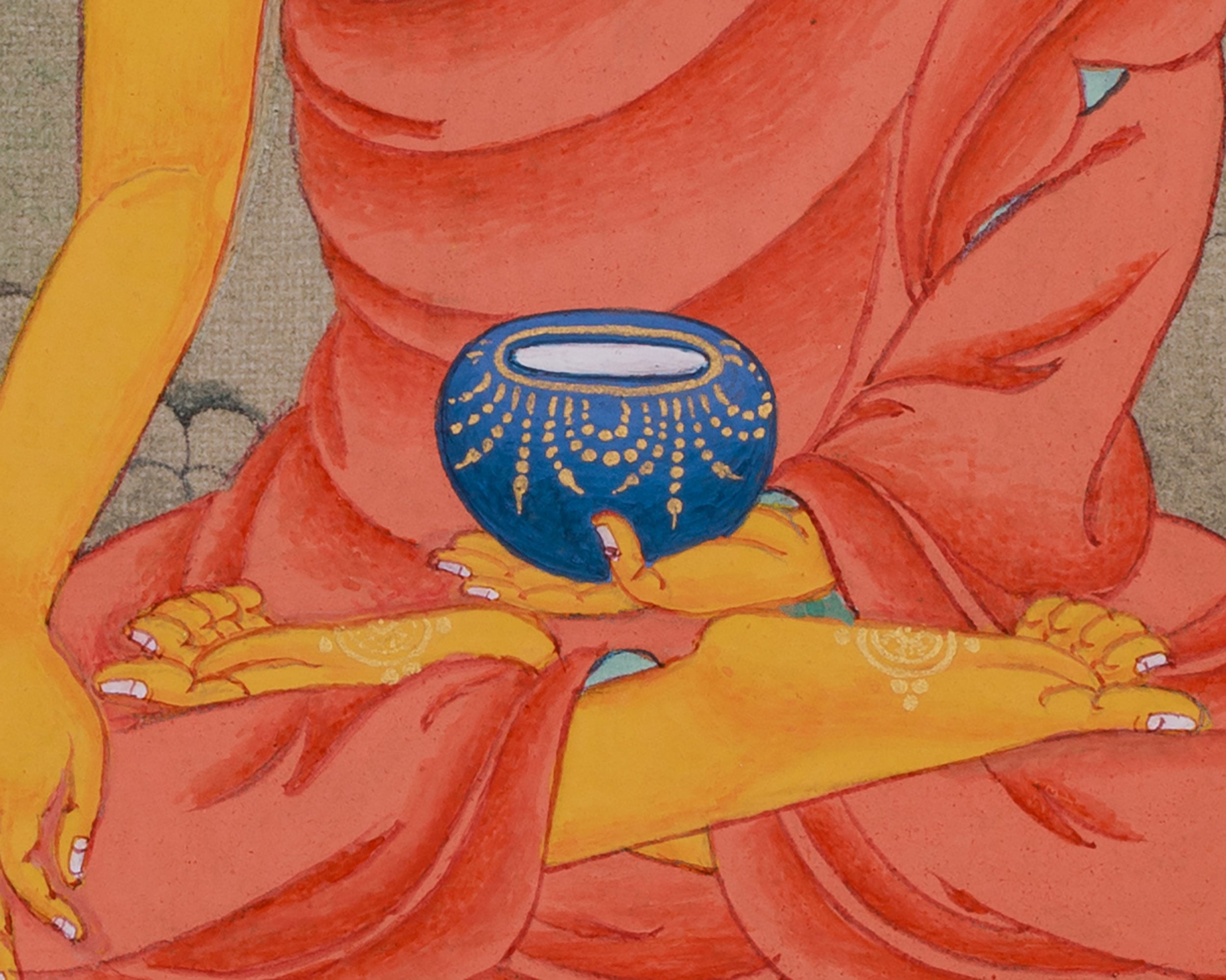 Peaceful Deity Shakyamuni Buddha Thangka | A Symbol of Enlightenment