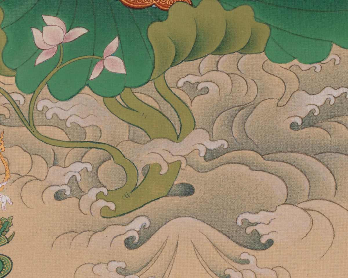 White Tara Devotional Thangka | Sita Tara | Healing Goddess