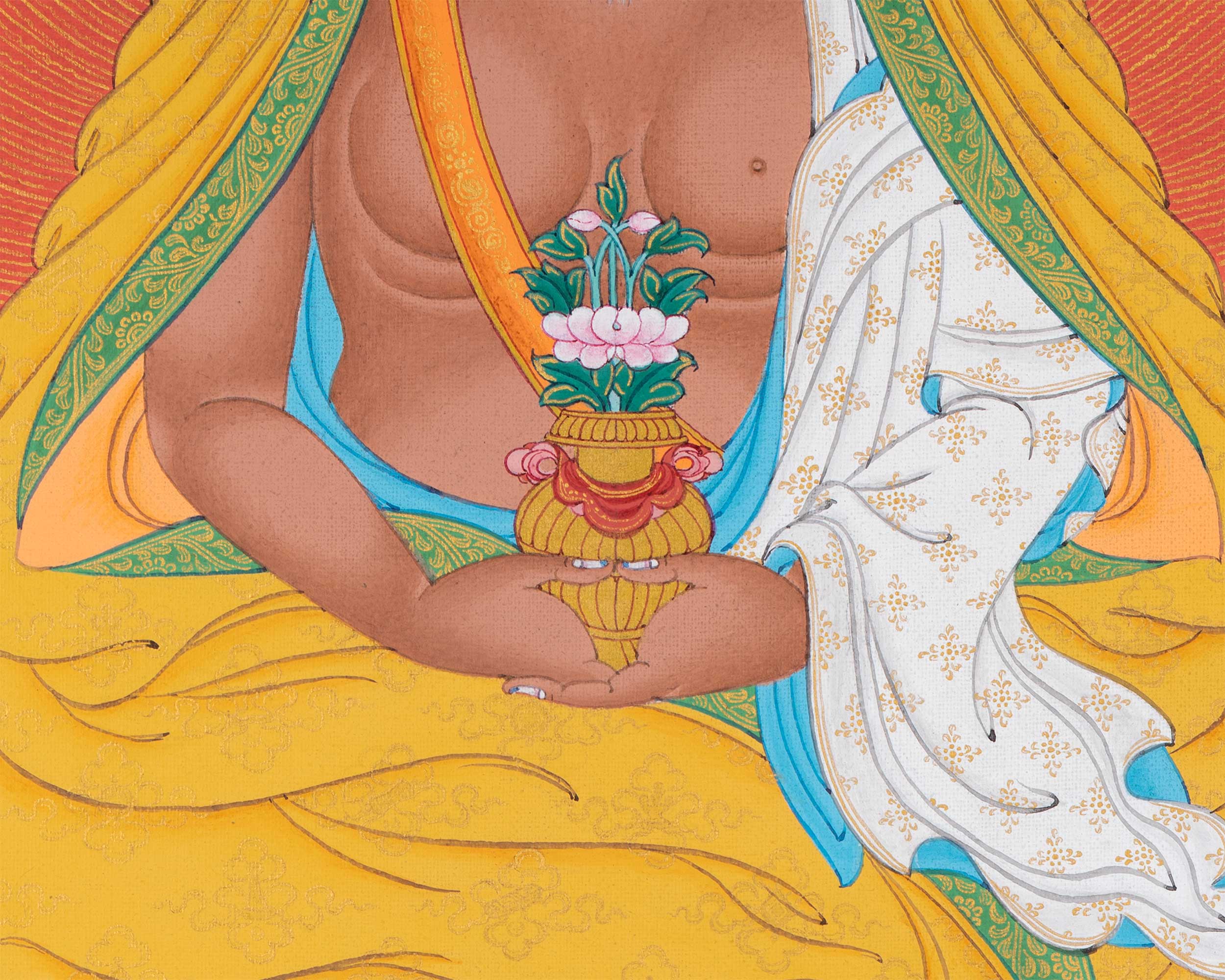 Thangtong Gyalpo Thangka Print | Buddhist Master | Giclee Canvas Print