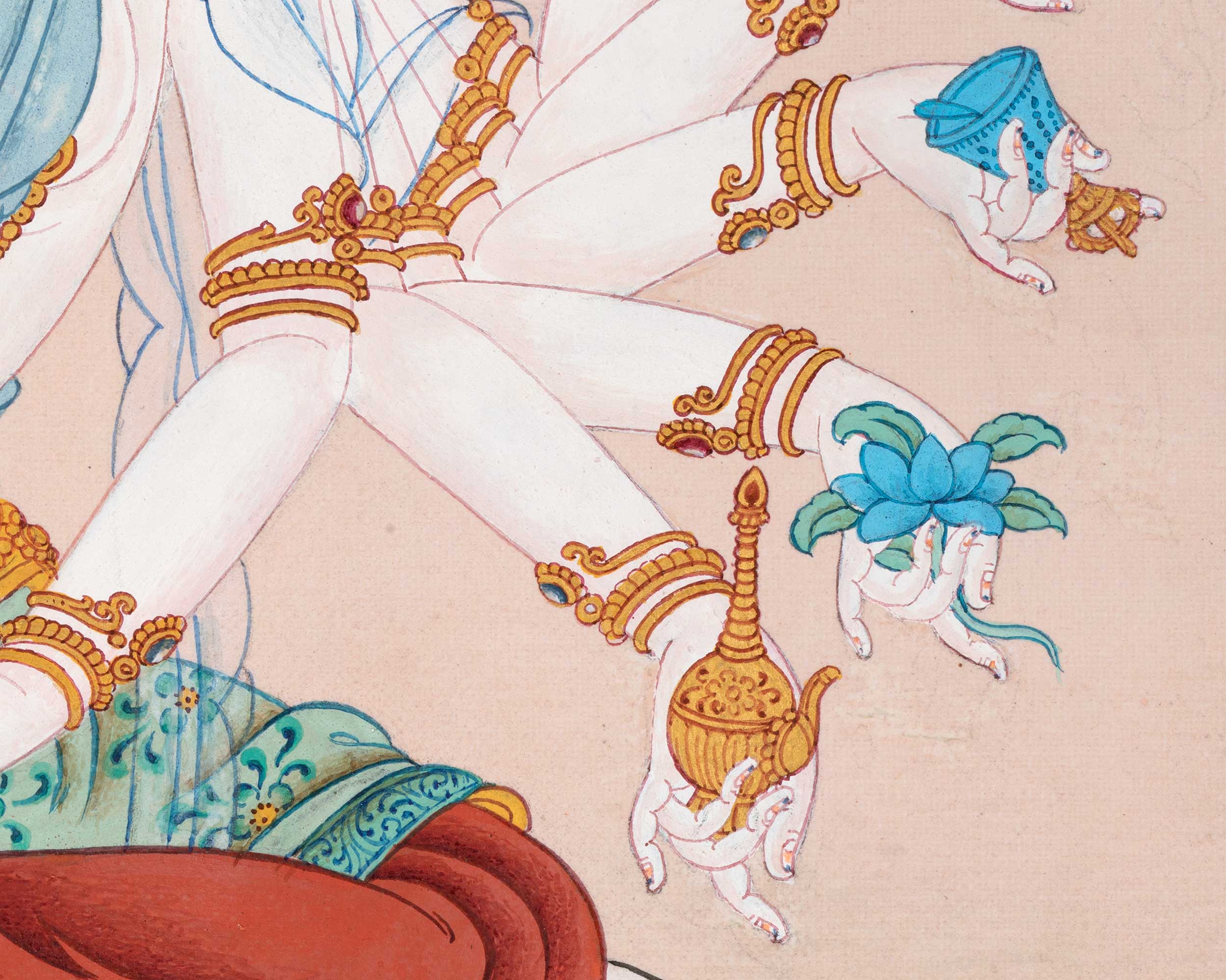 Candrakanti Tara | 21 Tara of Surya Gupta Thangka