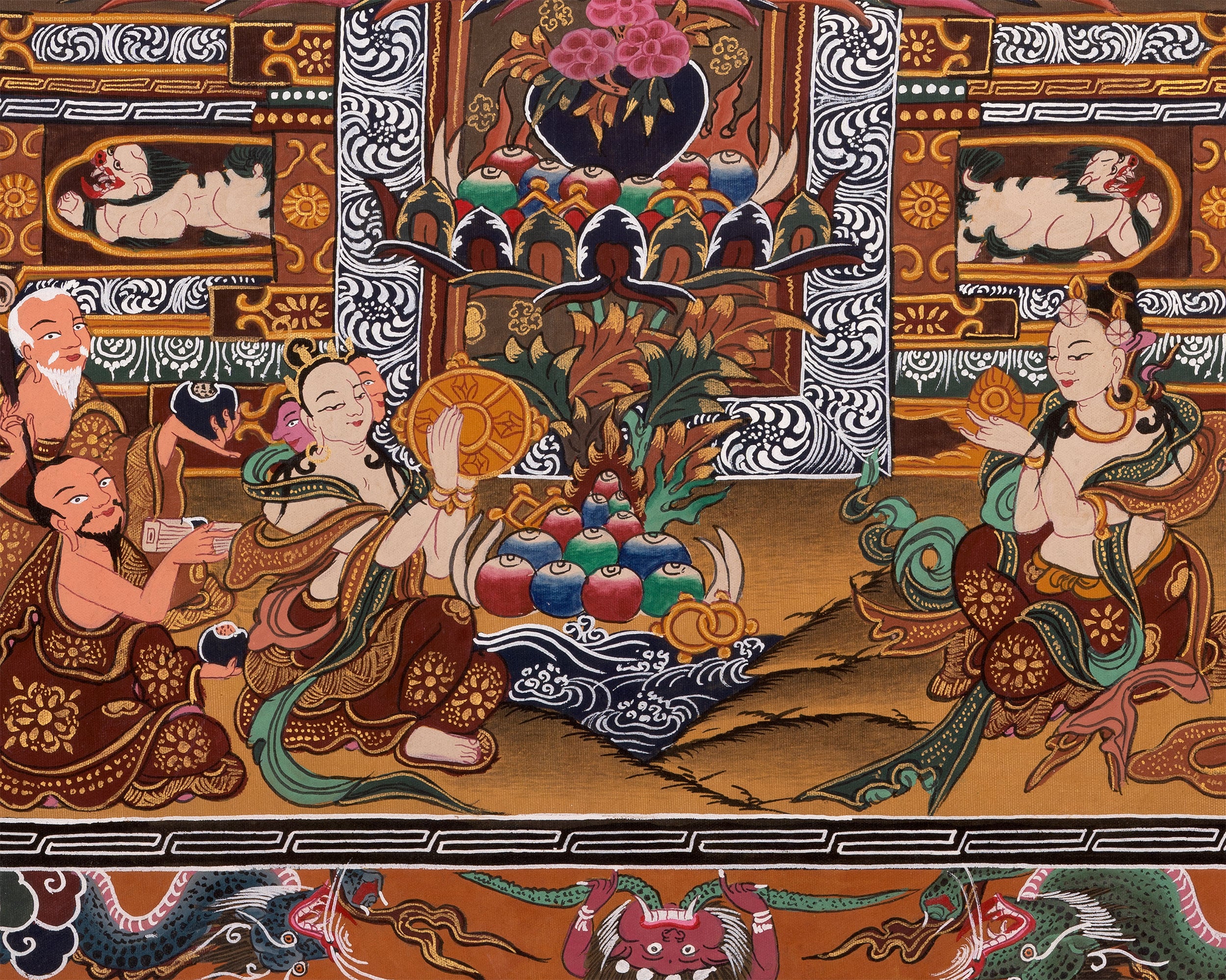 Original Shakyamuni Buddha | Buddhist Religious Thangka Painting