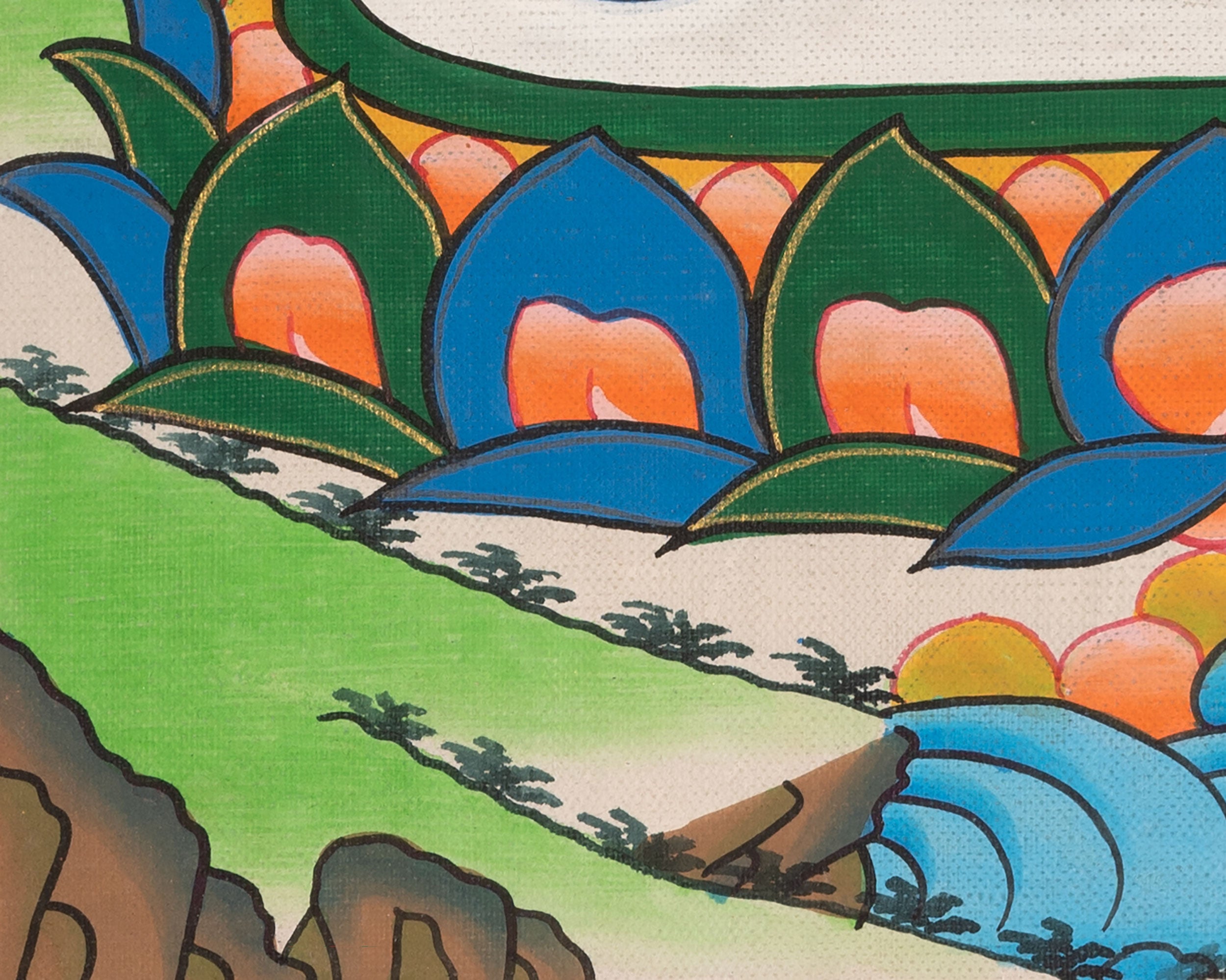 Sacred Samantabhadra Thangka | Primordial Buddha of Wisdom