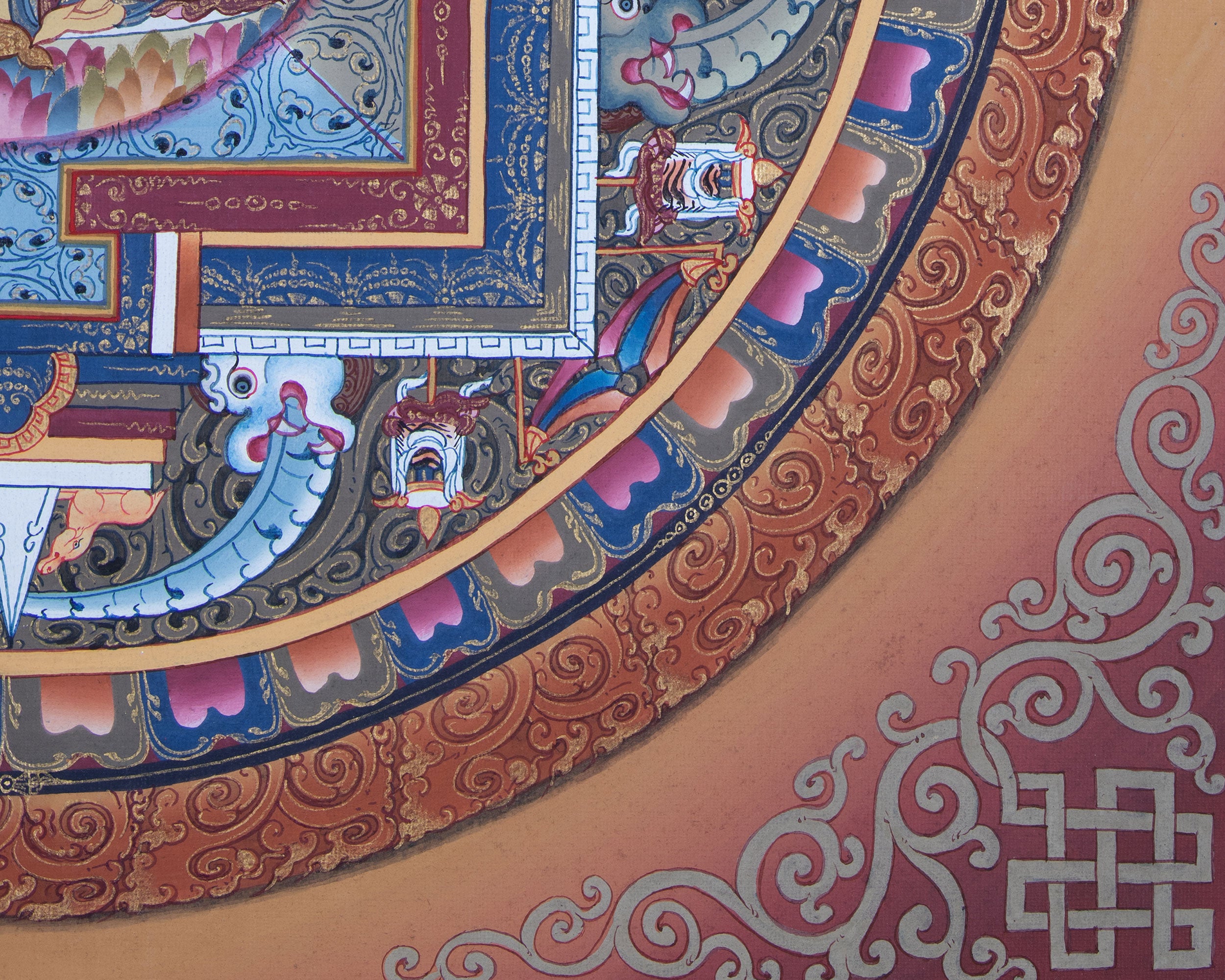 Mandala With Guru Padmasambhava Residing | Images of Guru Rinpoche