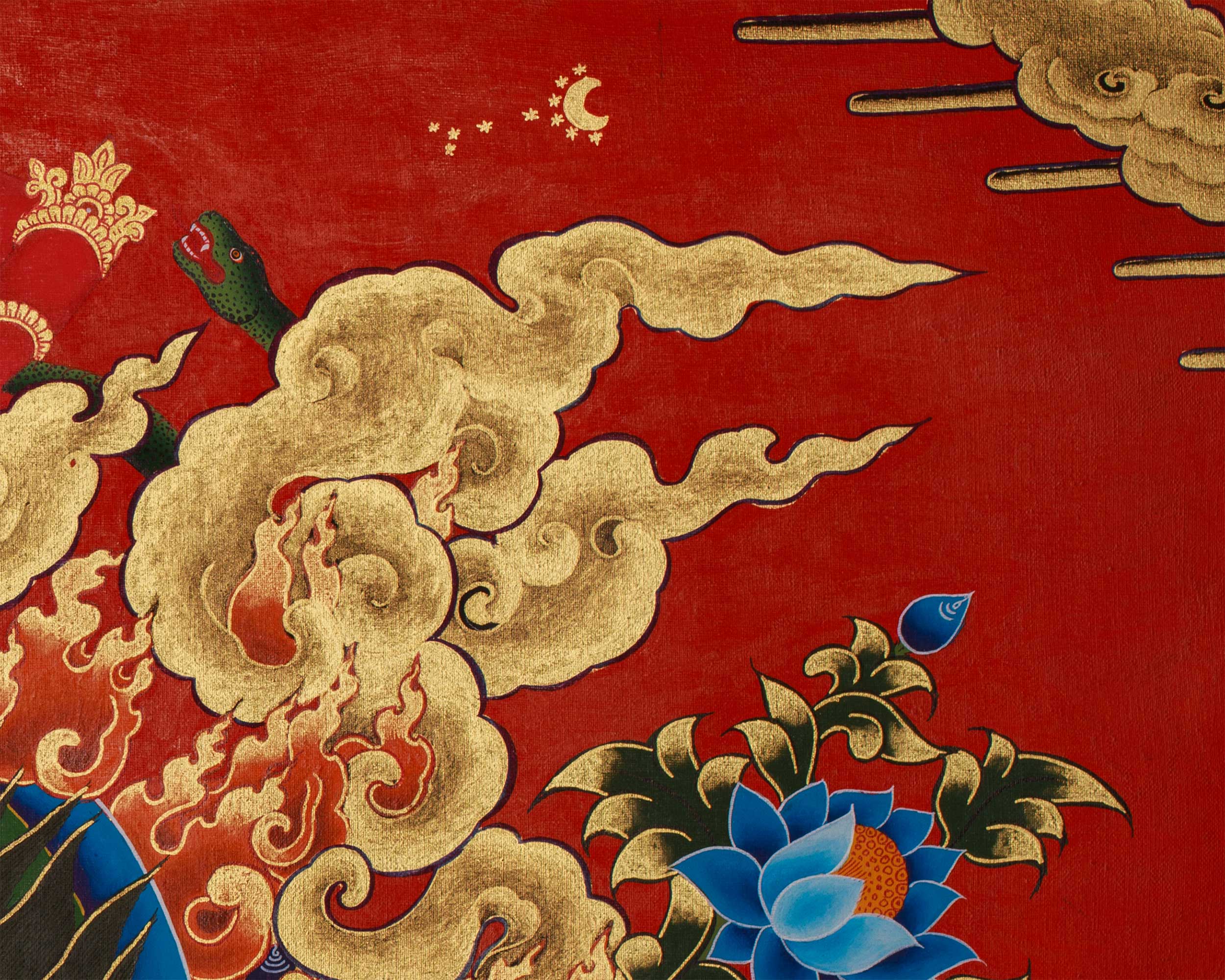 Guardian of Prosperity, White Dzambhala | Wealth Deity of Generosity and Protection