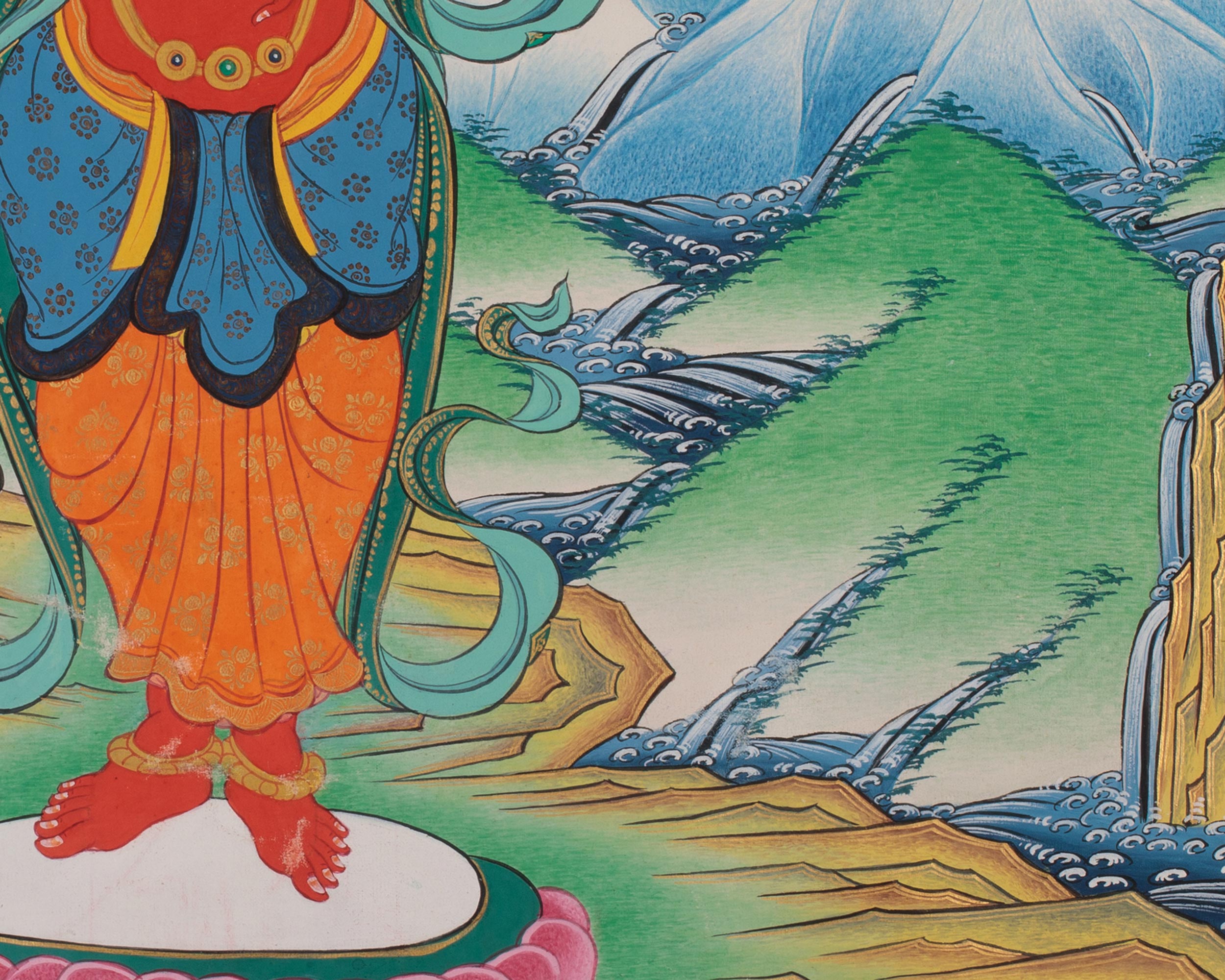 Garuda Thangka | Buddhist & Hindu Deity of Protection