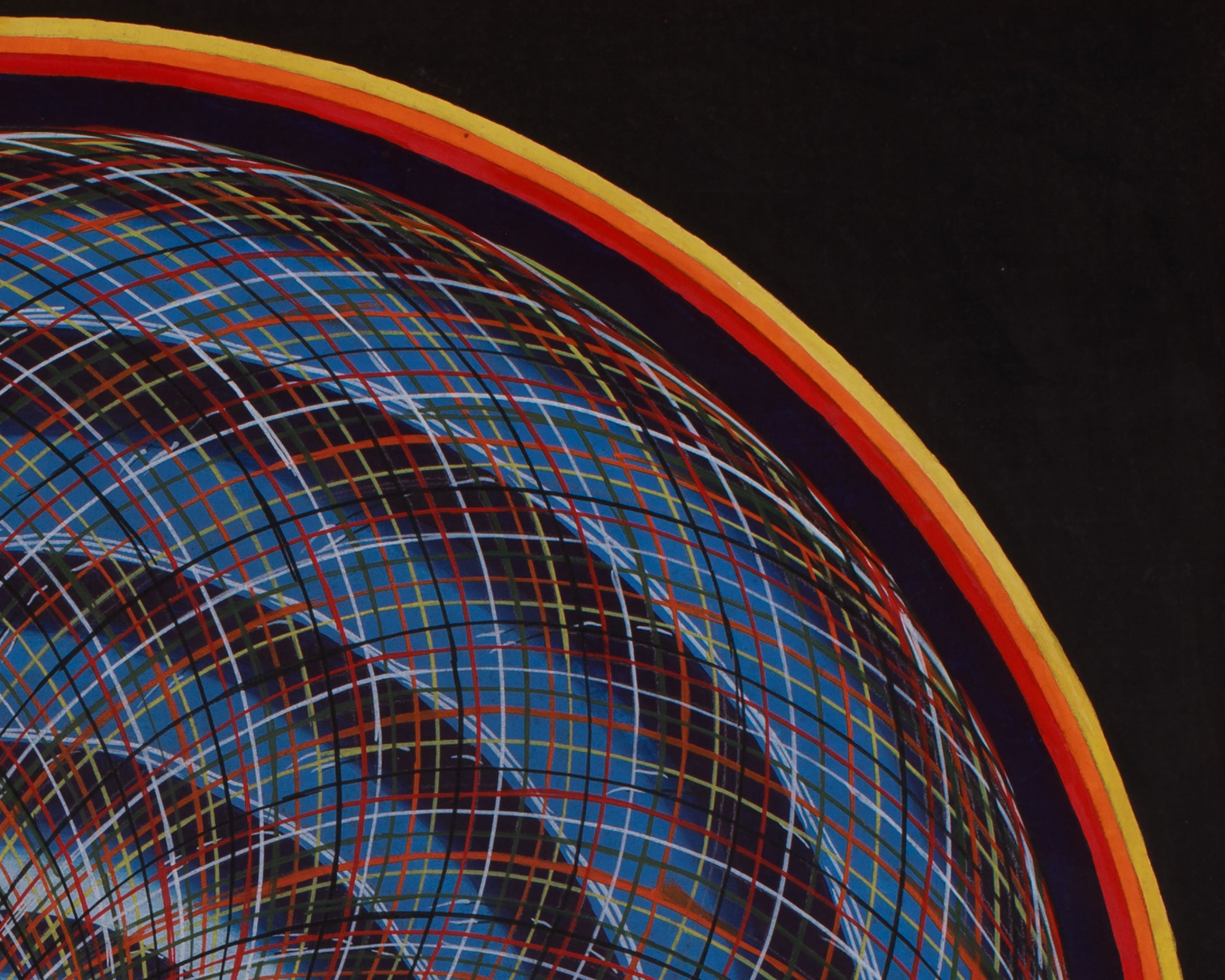 Sacred Hand-Painted Mantra Mandala Art | Wall Hanging | Spiritual Decor