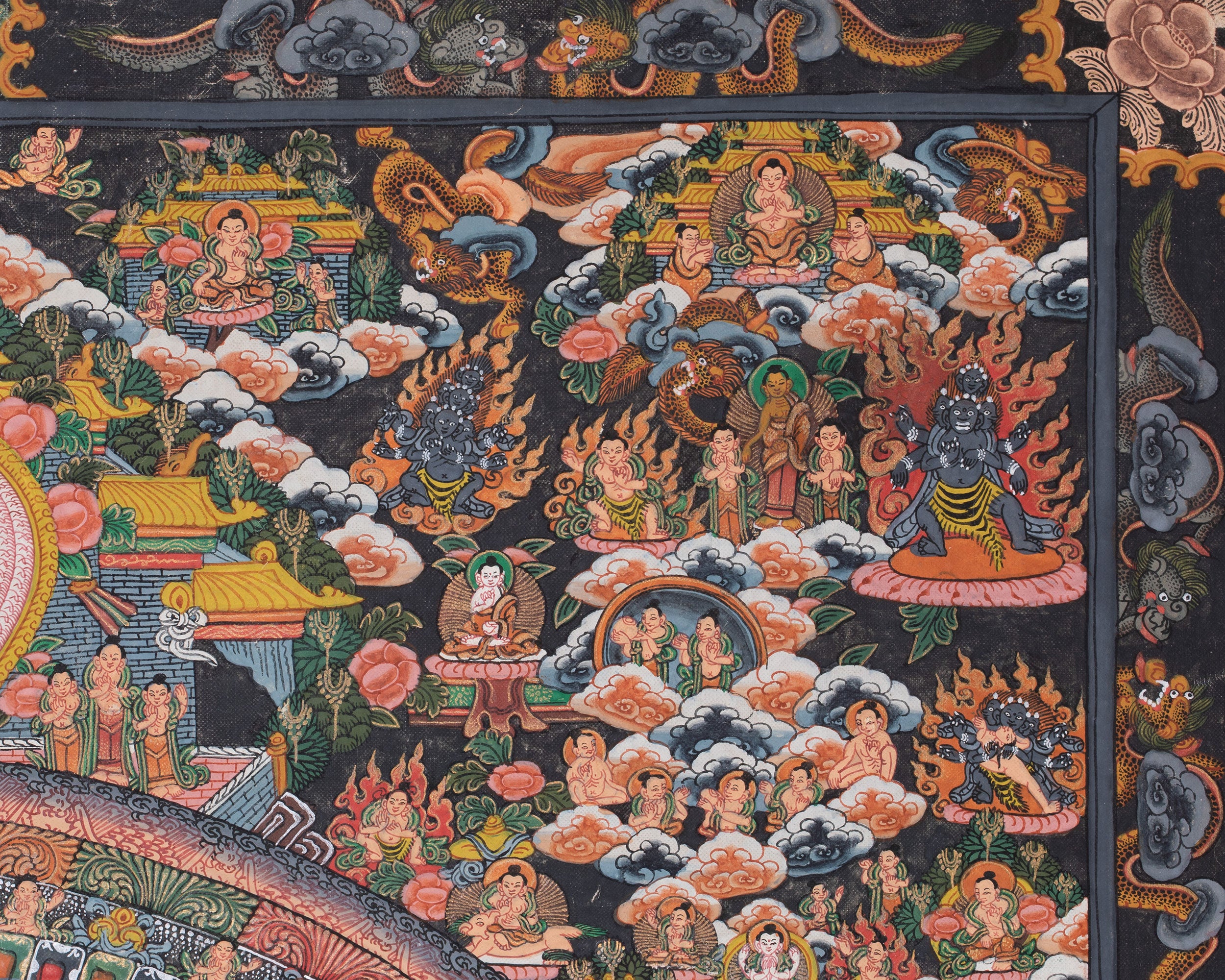 Traditional Buddha Mandala Thangka |Transformative Tibetan Spiritual Art