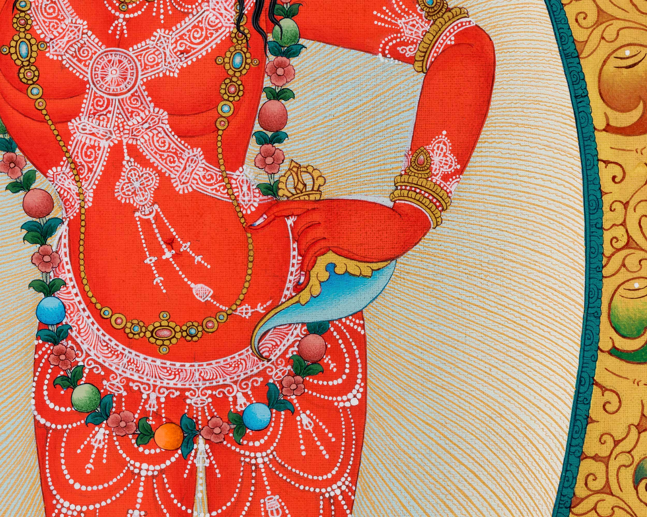 Yumkha Dechen: Queen of Great Bliss Thangka