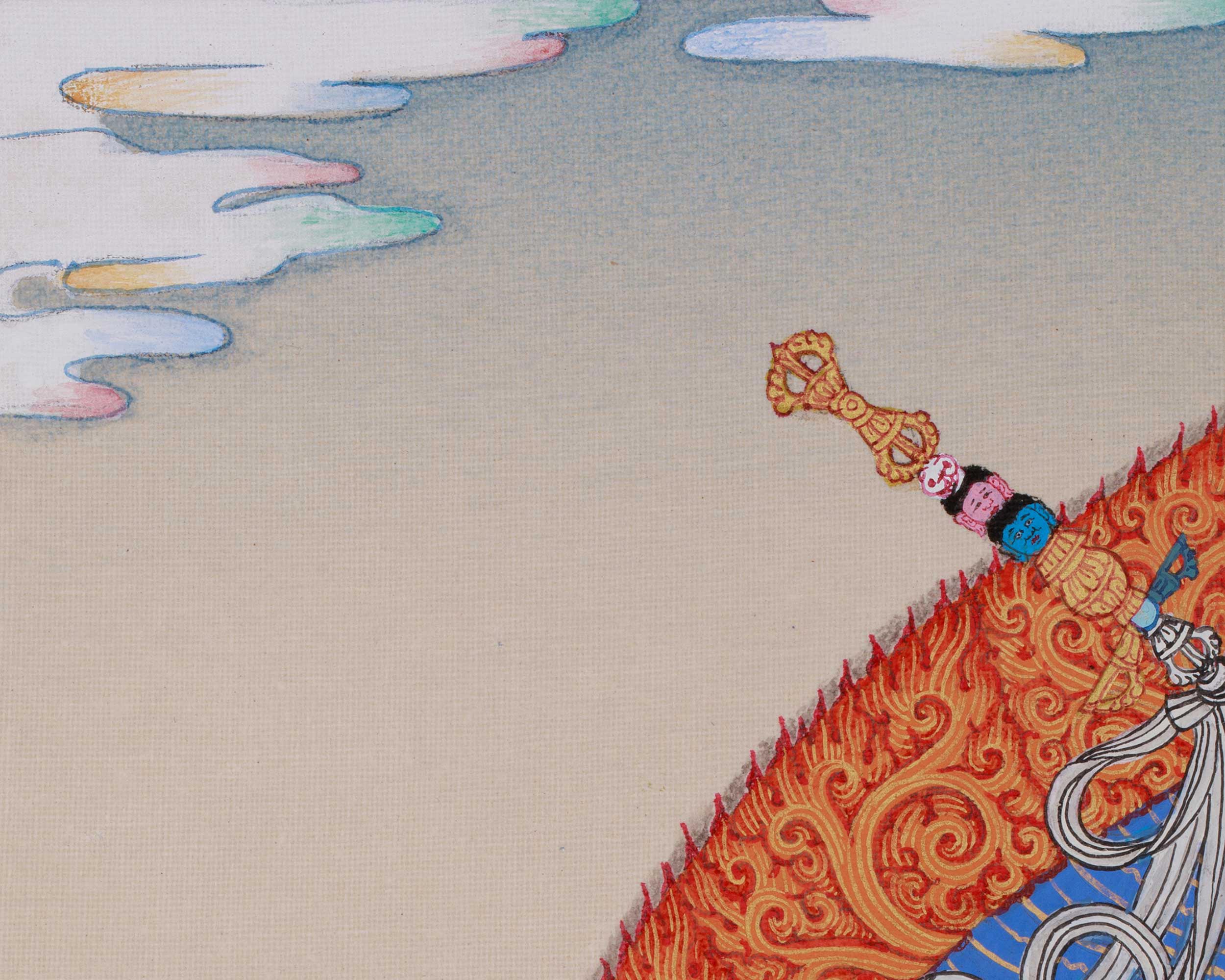 Fierce Vajrayogini Dakini Painting | The Divine Goddess of Wisdom and Power