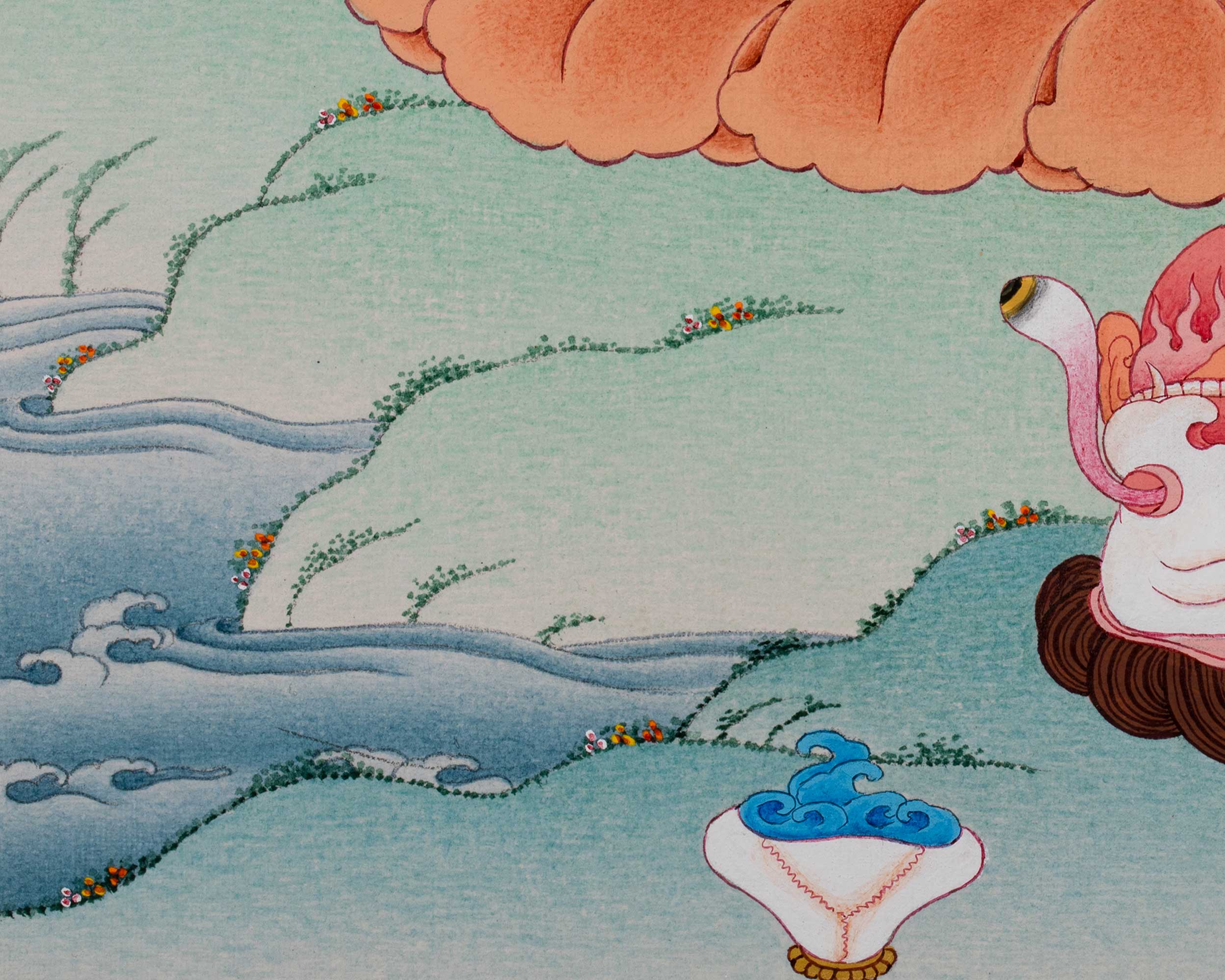 Niguma Dakini Canvas Print | Tantric Buddhist Wall Art | Premium Giclee Print