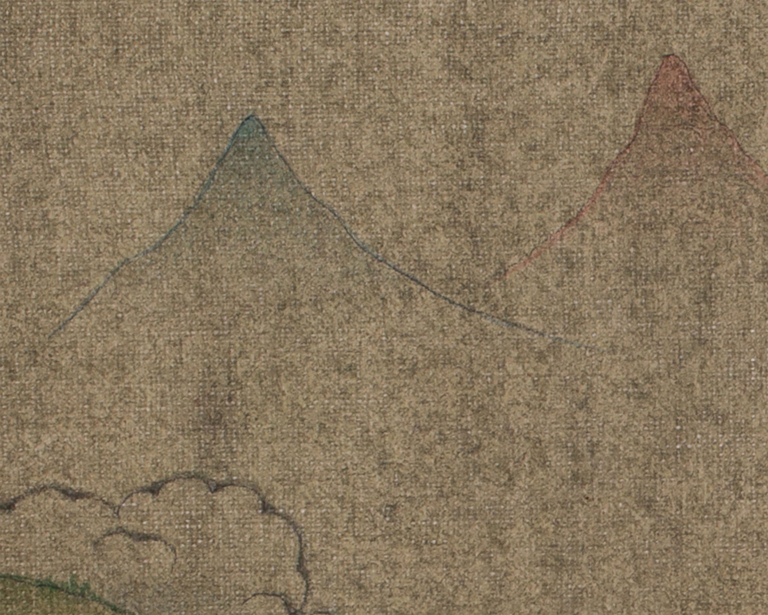 Meditating Buddha Shakyamuni | Thangka Painting of the Enlightened One With Brocade