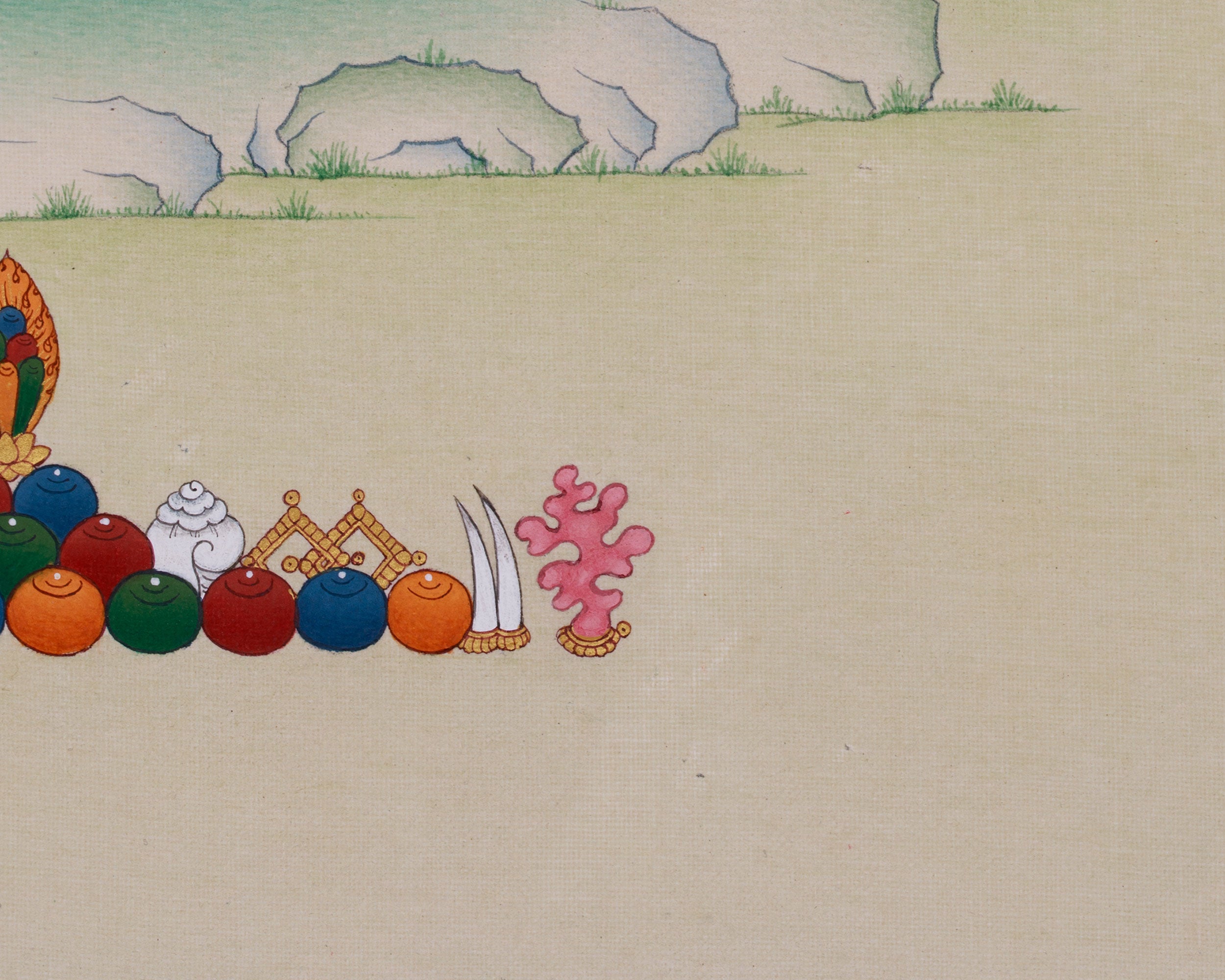 Buddha of Health, Bhaisajyaguru Thangka | The Healing Buddha in Sacred Tibetan Art