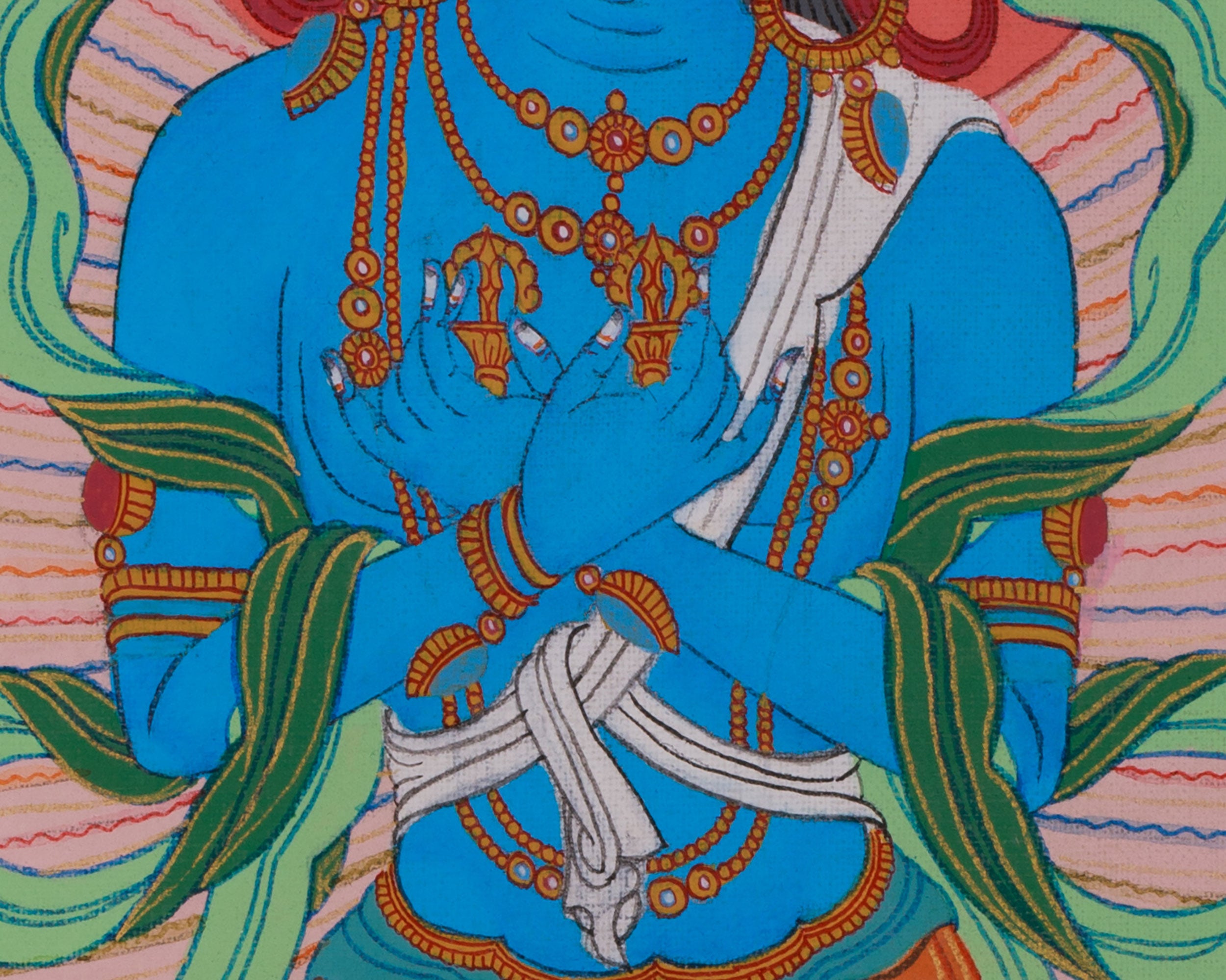 Traditional Vajradhara Artwork | Adi Buddha of Wisdom and Protection