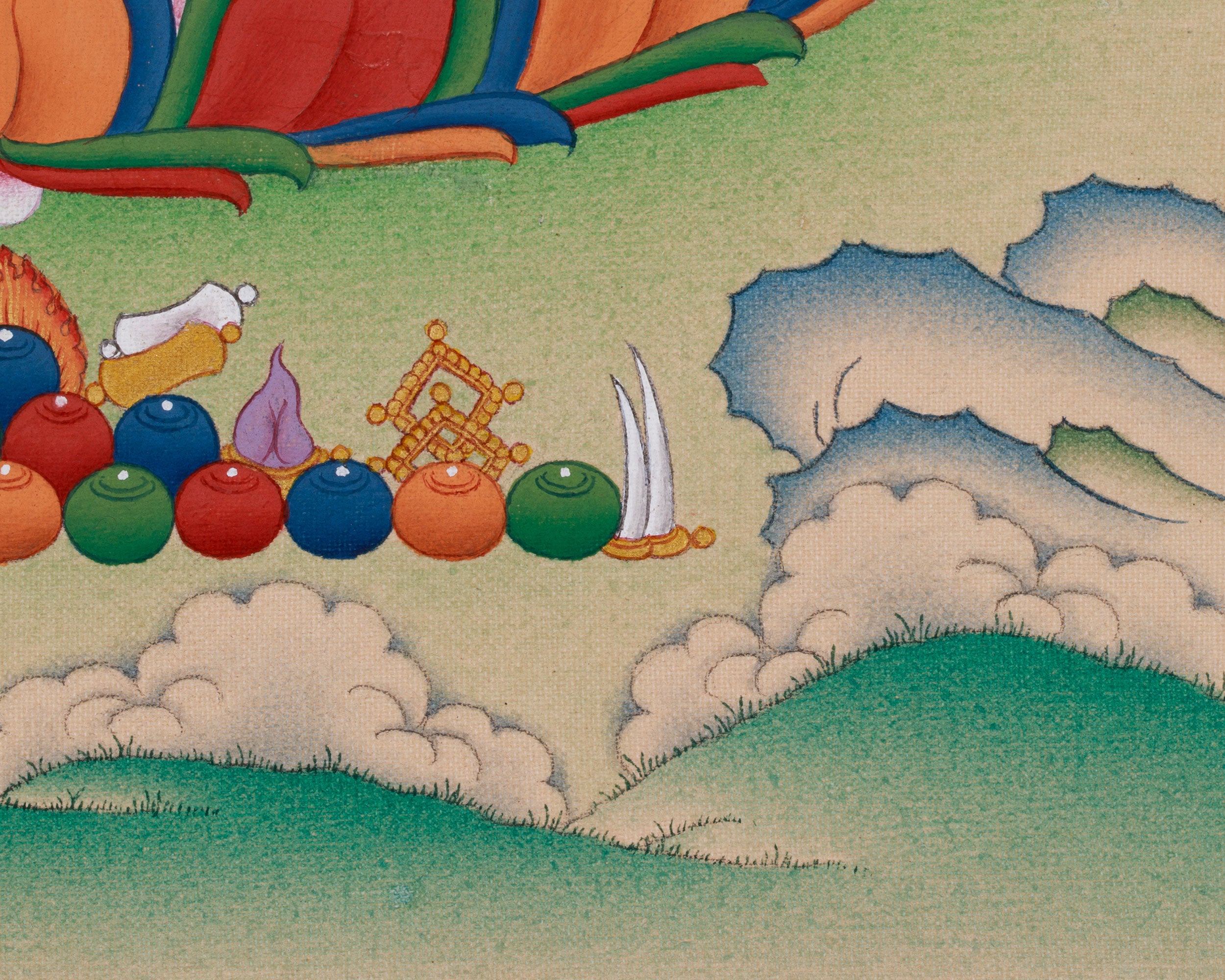 Spiritual Art of Manjushri Bodhisattva | Symbol of Wisdom and Knowledge