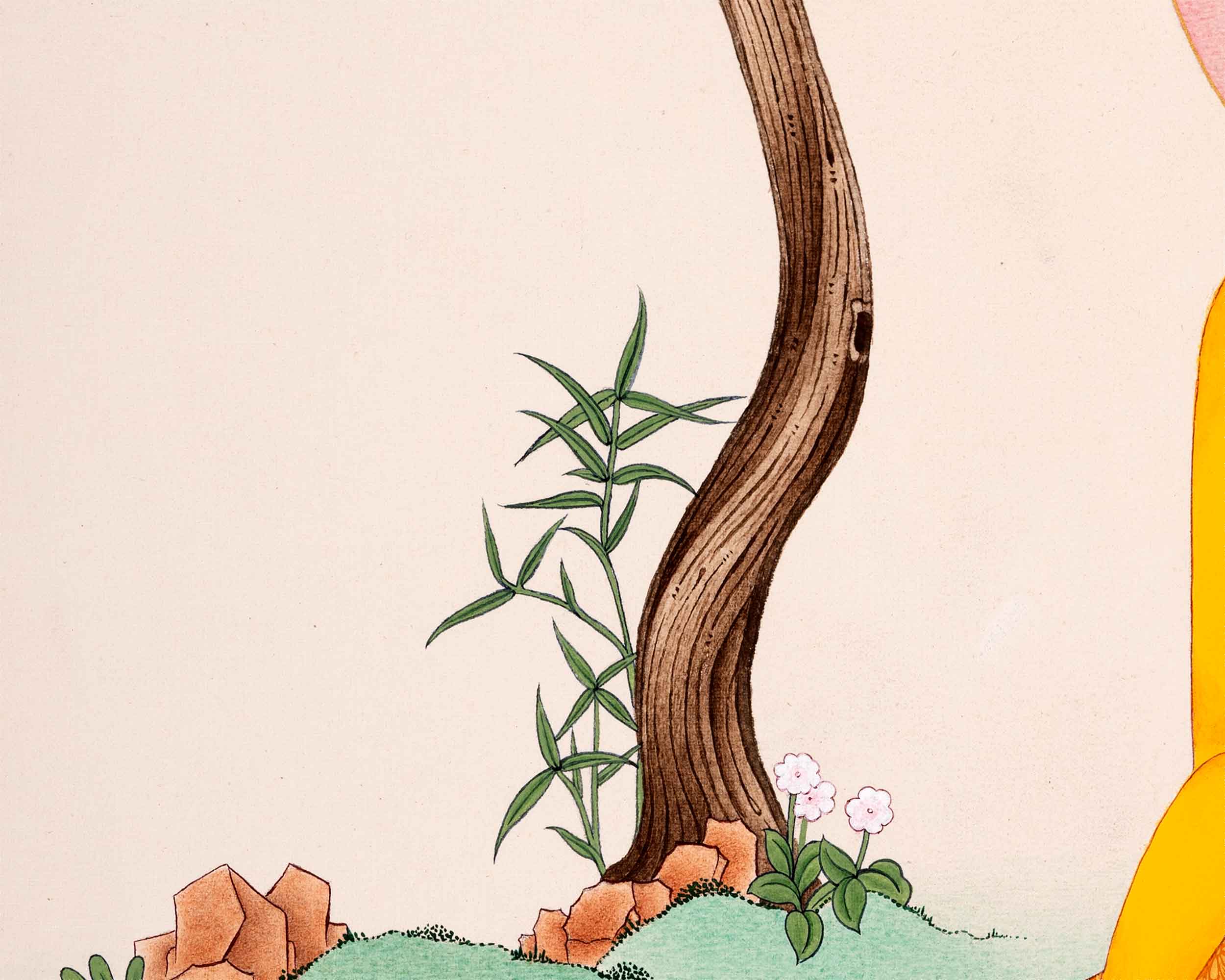 Hand Painted Shakyamuni Buddha Thangka | The Canvas Of Enlightenment | Meditative Masterpiece