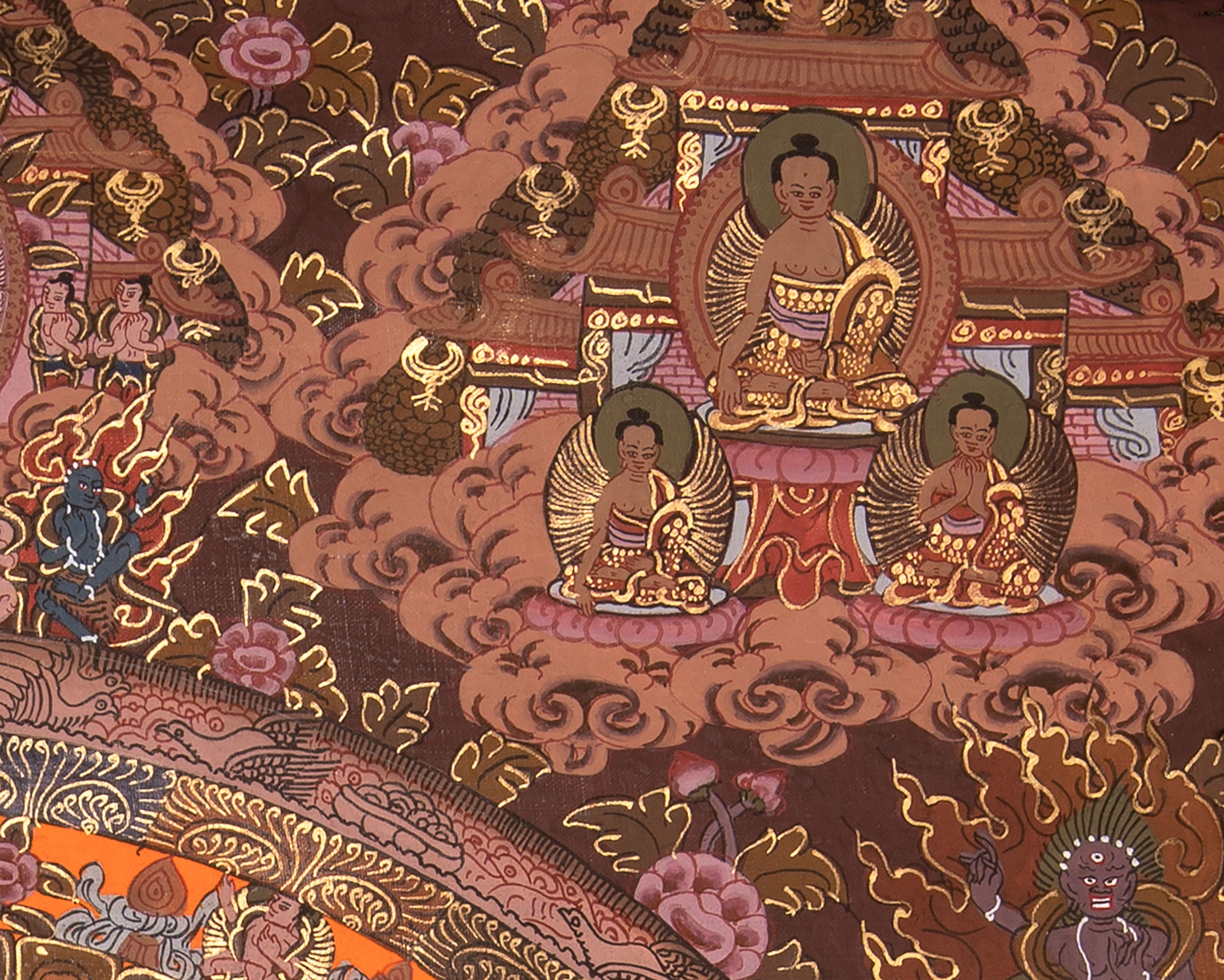 Buddhist Deity Mandala Thangka | A Gateway to Inner Awakening