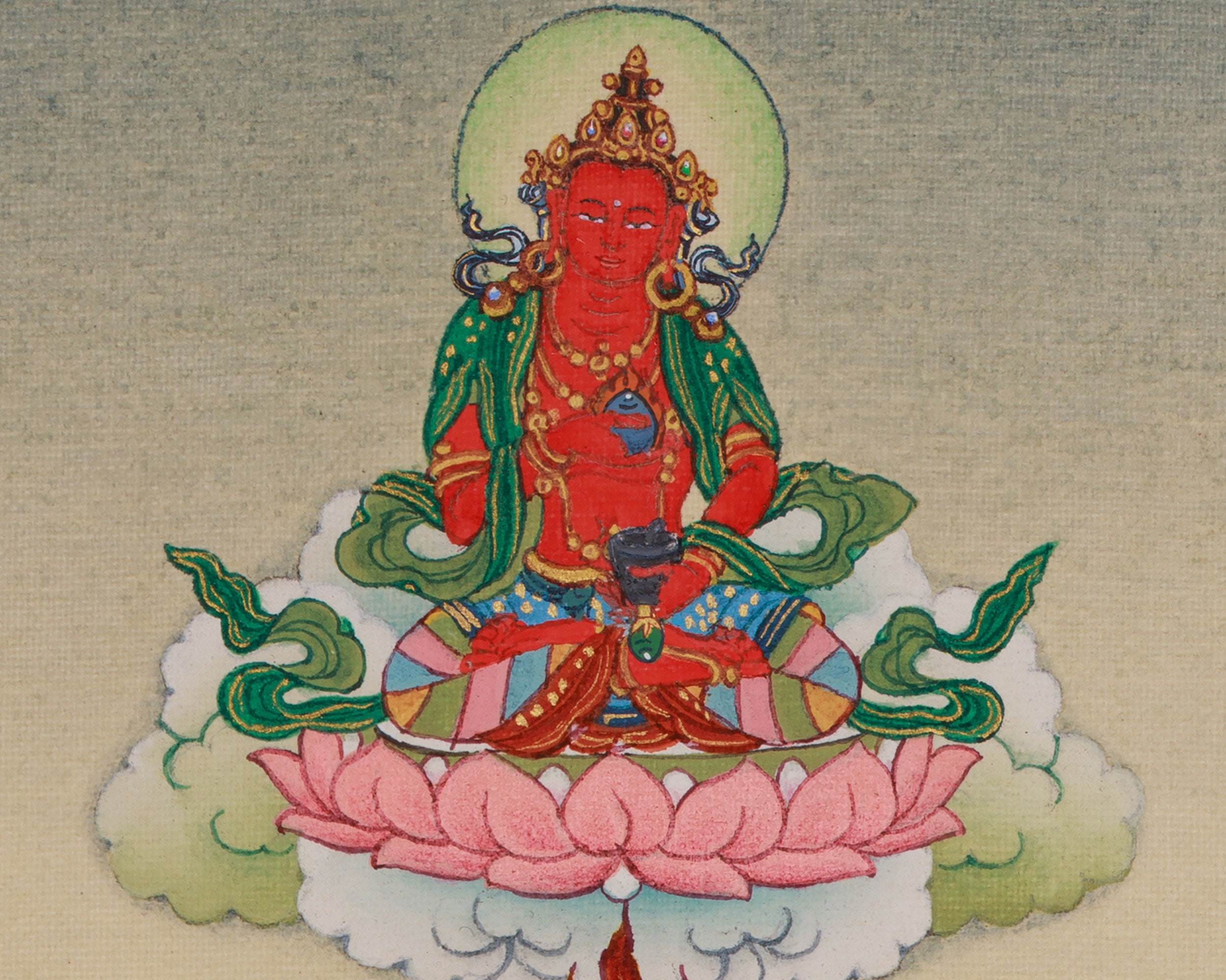 Protector Deity White Mahakala Thangka | Vajradharma Artwork