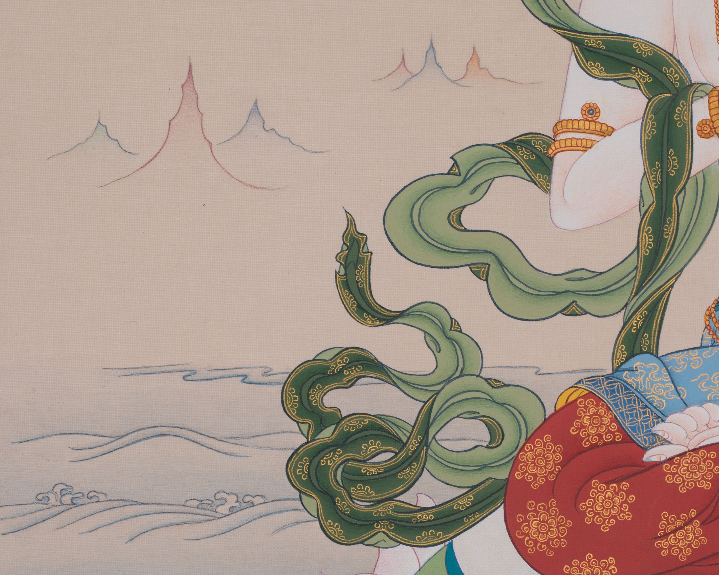 Vajrasattva Sacred Artwork | The Buddha of Purification | Dharma Protector