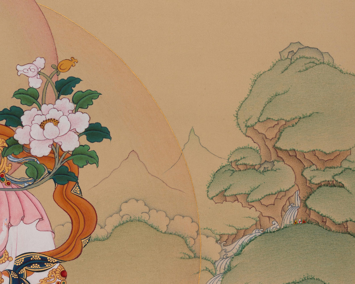 Sita Tara Goddess Thangka | Buddhist Art of Longevity and Compassion