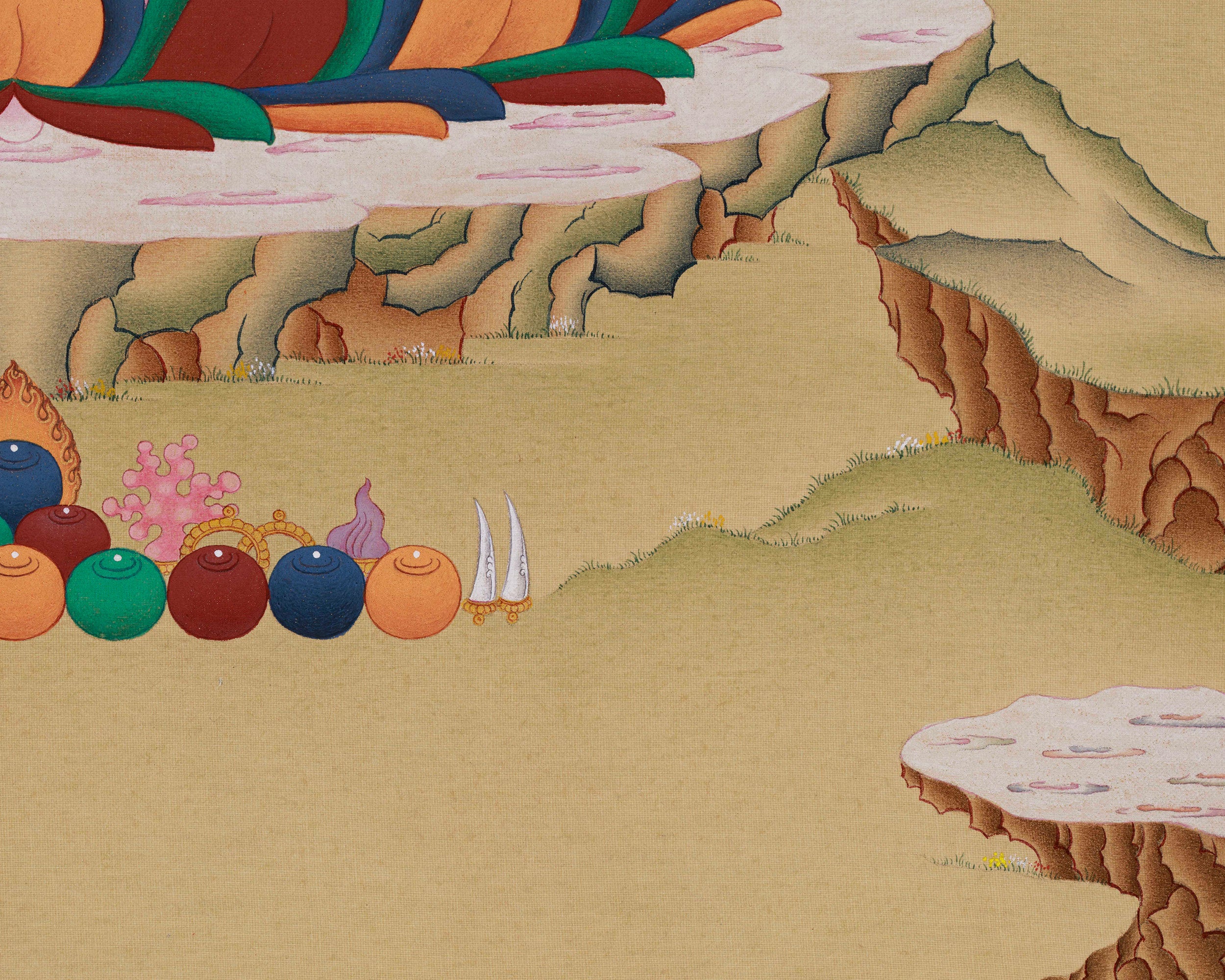 Historical Shakyamuni Buddha Thangka | The Buddha of Enlightenment