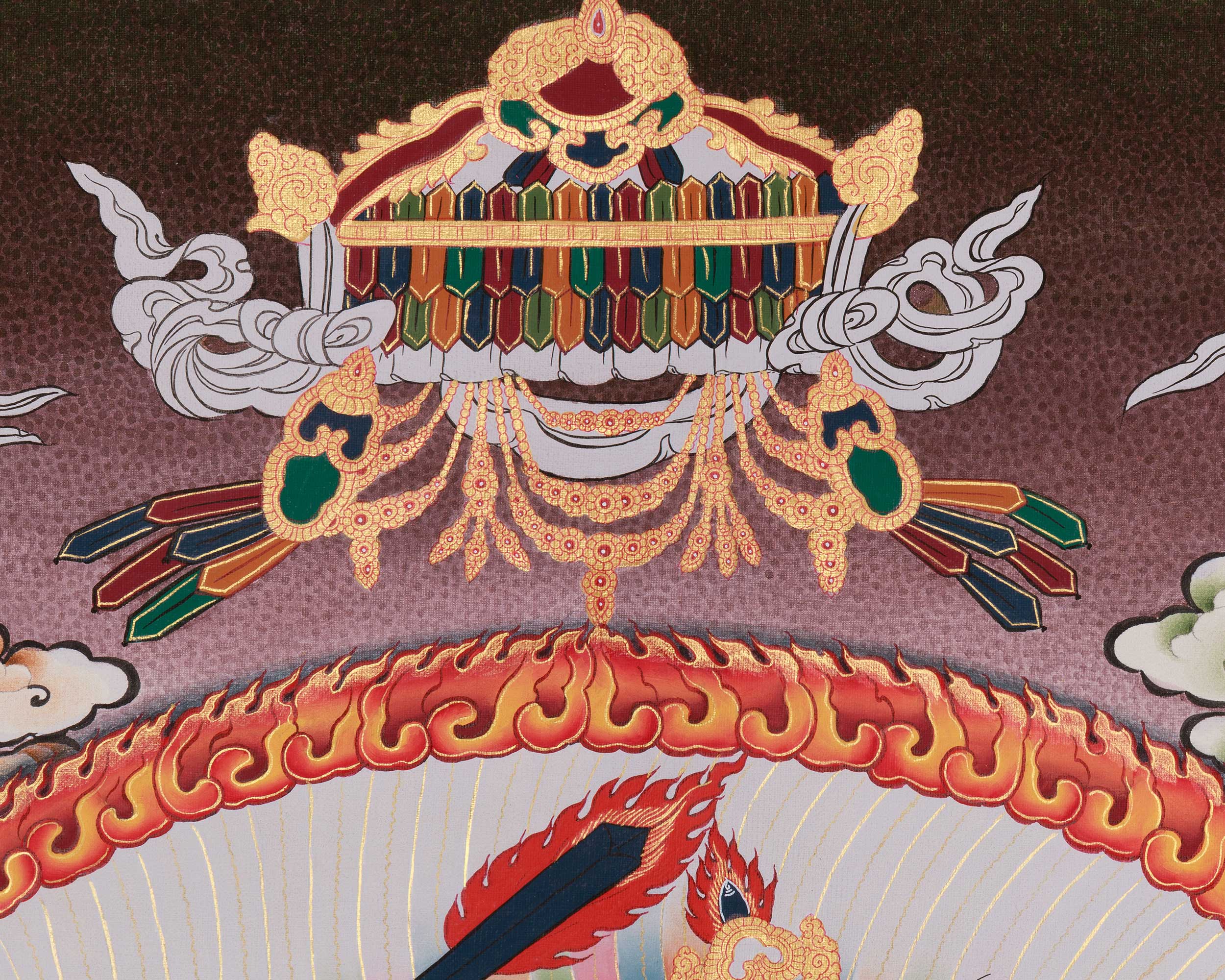 Tibetan Cundi Thangka | Manifestation of Spiritual Power