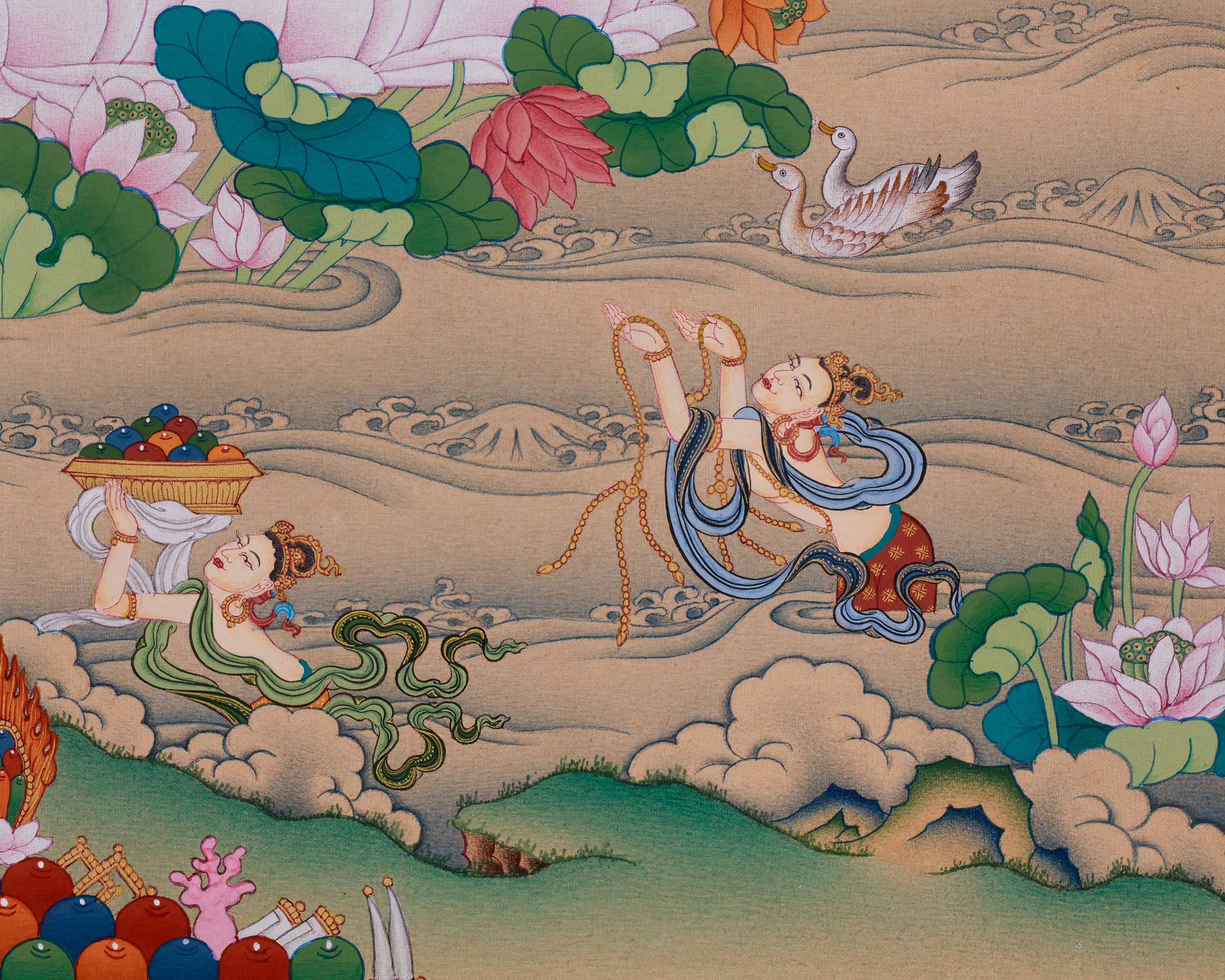 The Compassionate Bodhisattva, Chenrezig | Tibetan Art of Mercy and Love