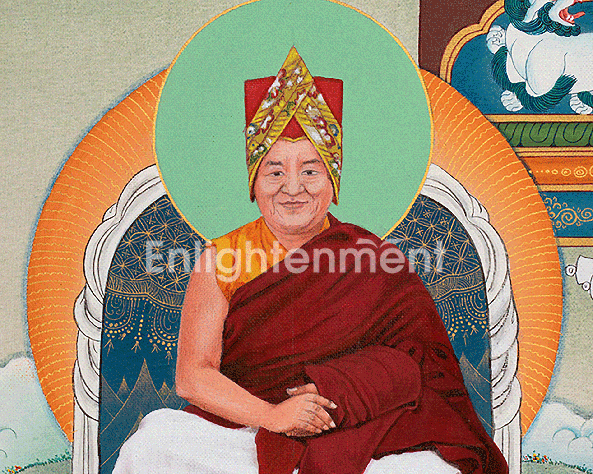 Hand-Painted Sakya Master Thangka Art | Journey to Enlightenment | Thangka Art for Positive Energy