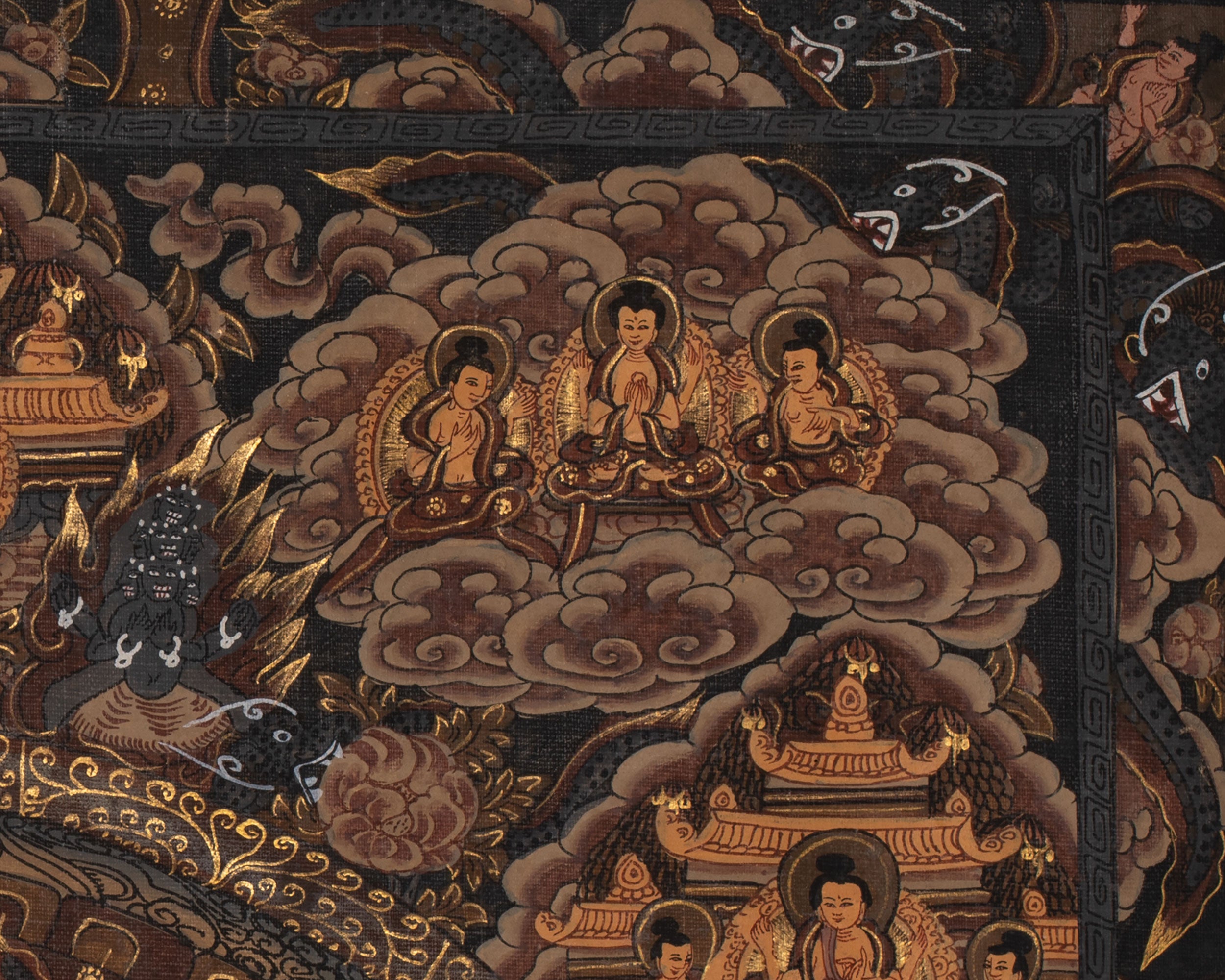 Deity Mandala Thangka | Mandala for Meditation & Visualization