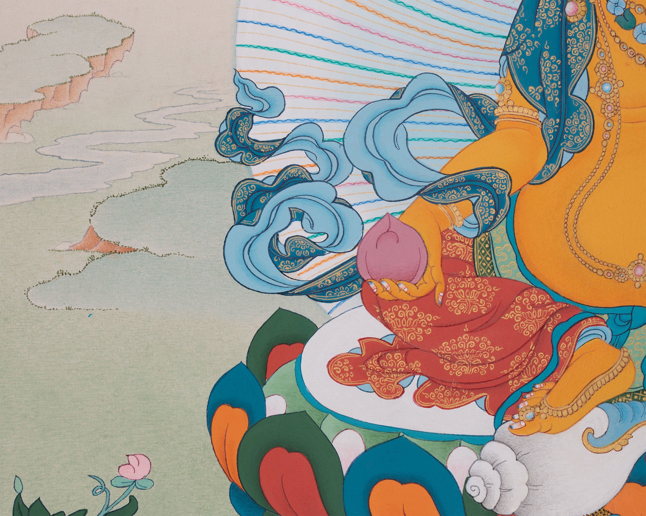 Tibetan Buddha of Wealth Dzambhala | Protector of Prosperity and Success