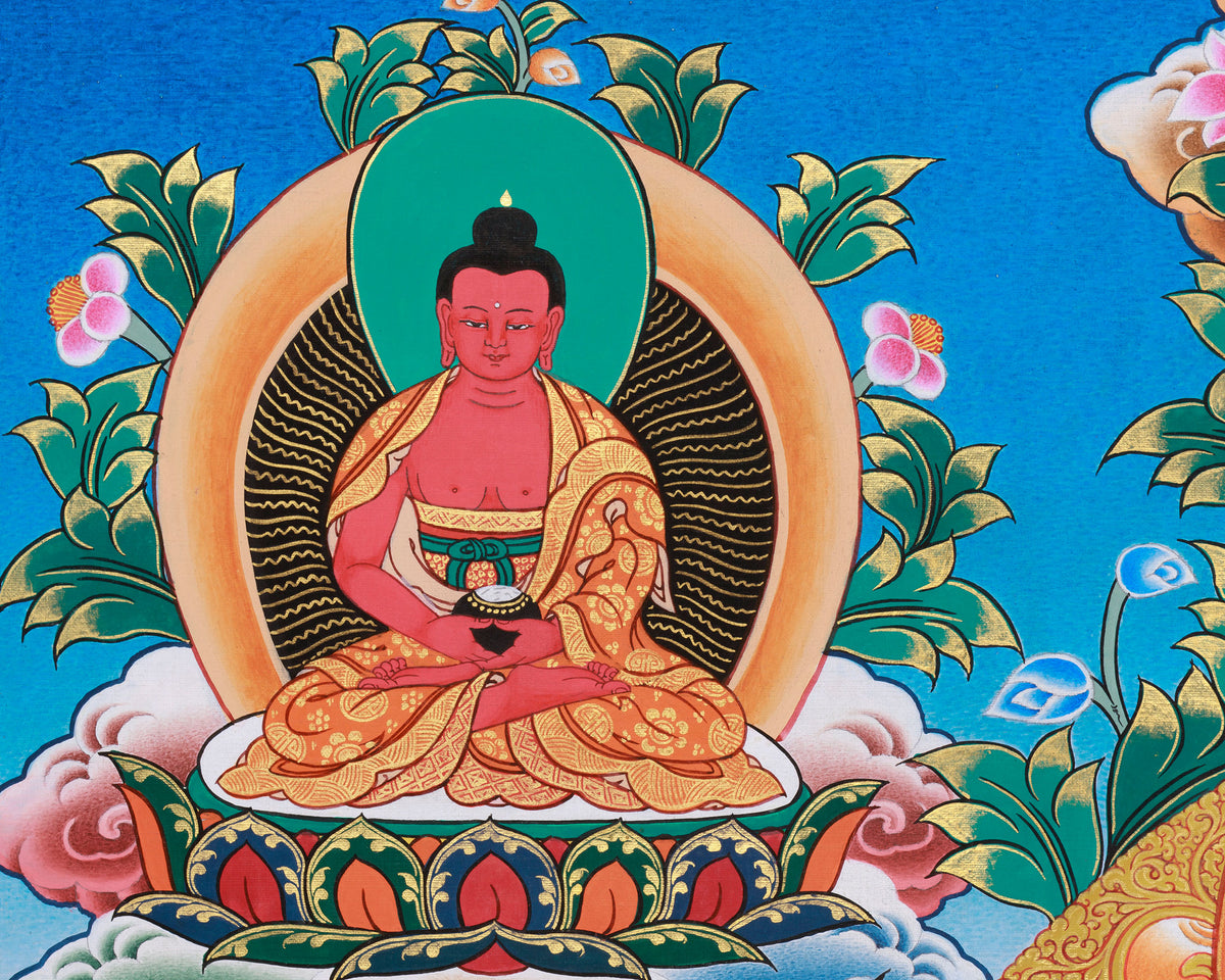 Sacred Bodhisattva Art | Traditional Thangka | Meditation Altar