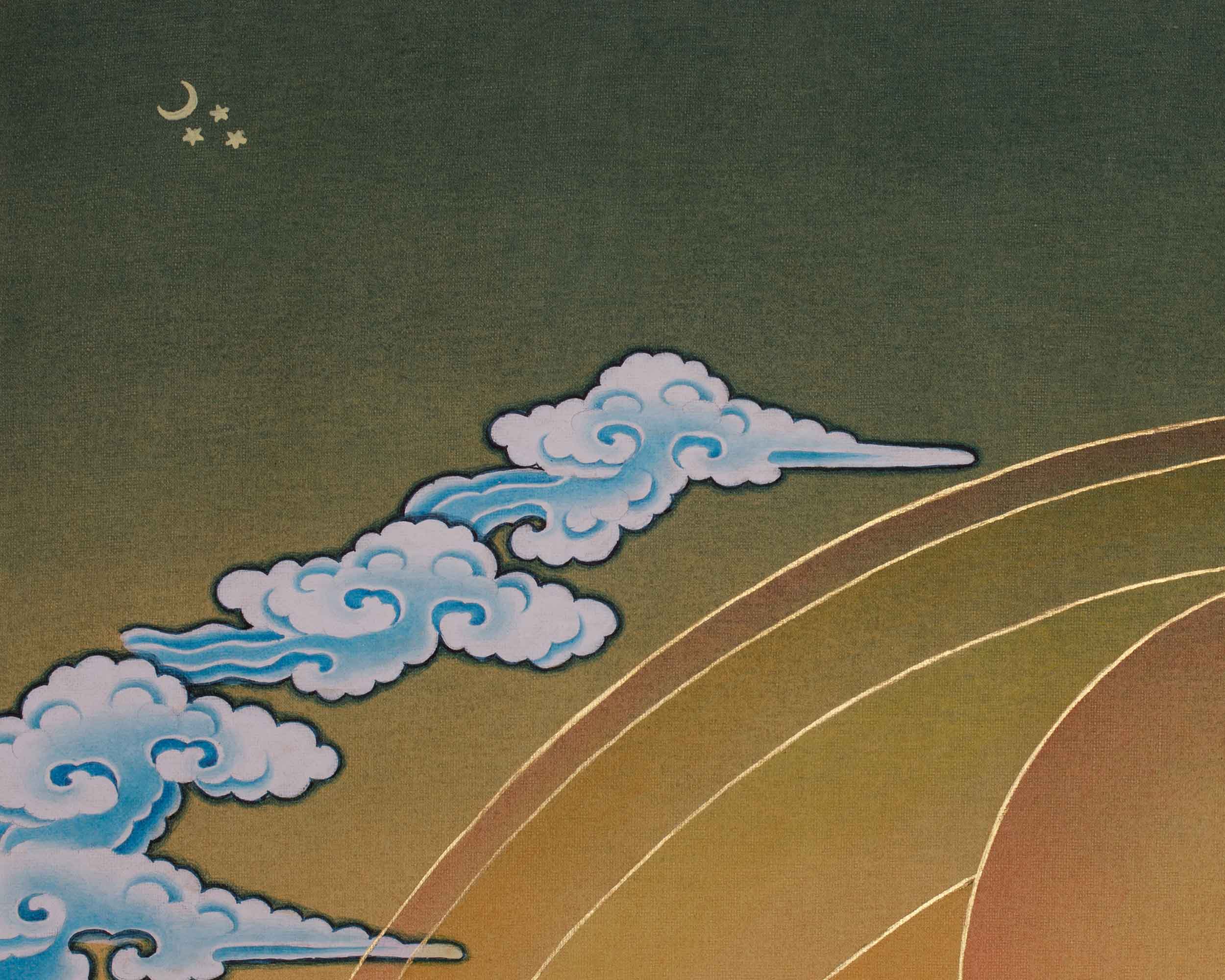 Enlightenment Shakyamuni Buddha Painting | A Sacred Depiction of the Buddha’s Awakening