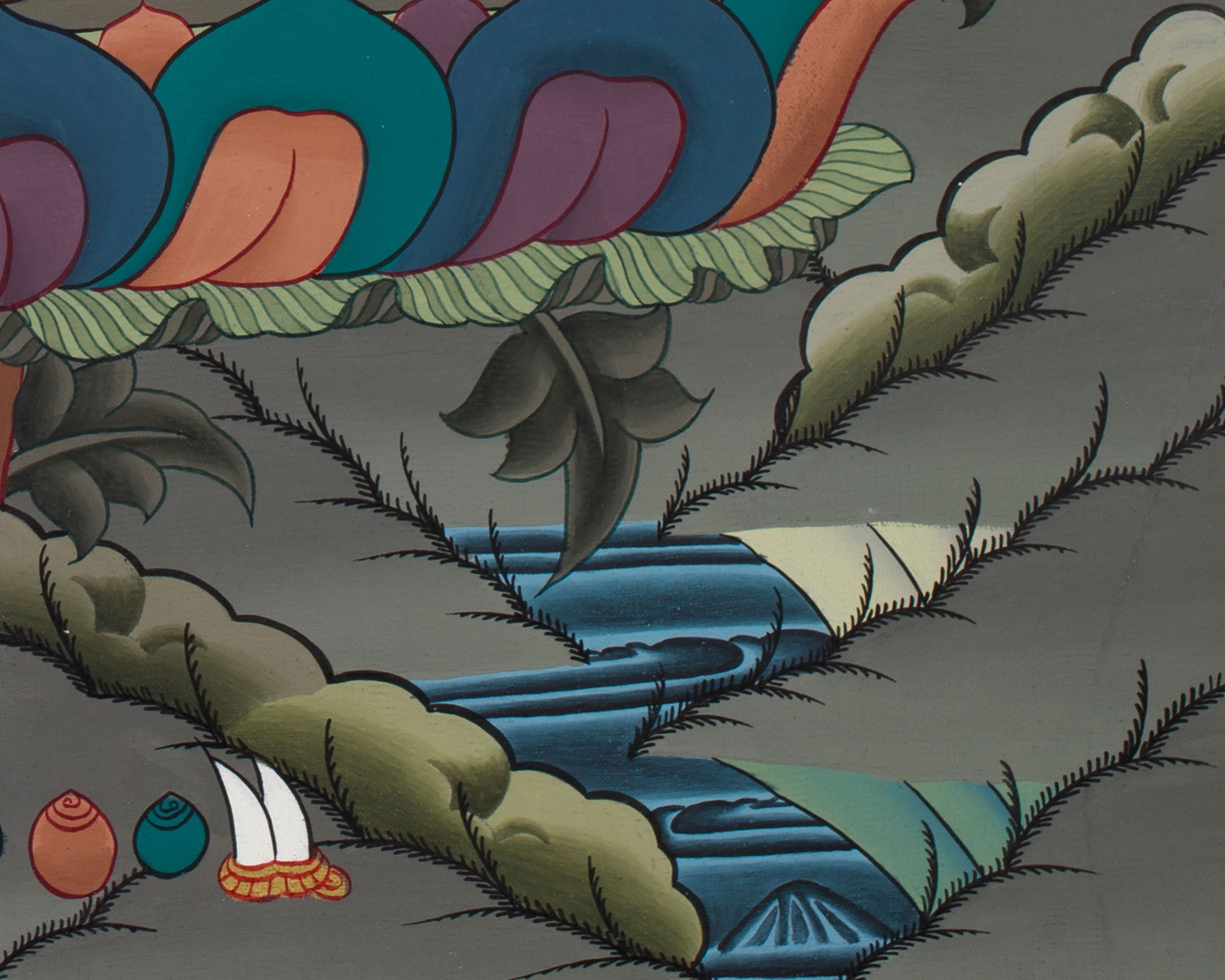 Amitabha Buddha Meditation Art | Symbol of Peace, Enlightenment, and Pure Land Rebirth