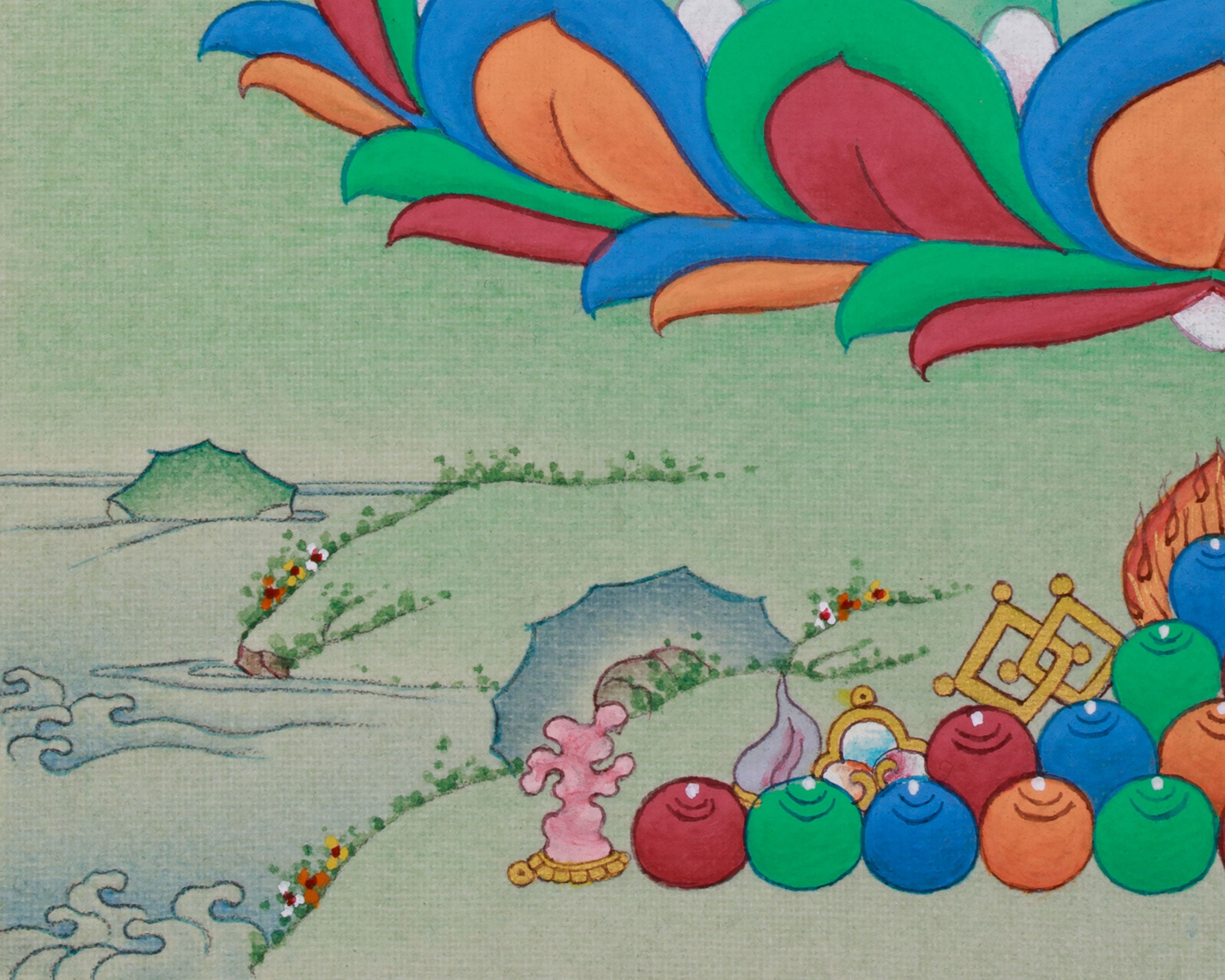 The Peaceful Buddha Shakyamuni | Compact Artwork of Awakened One