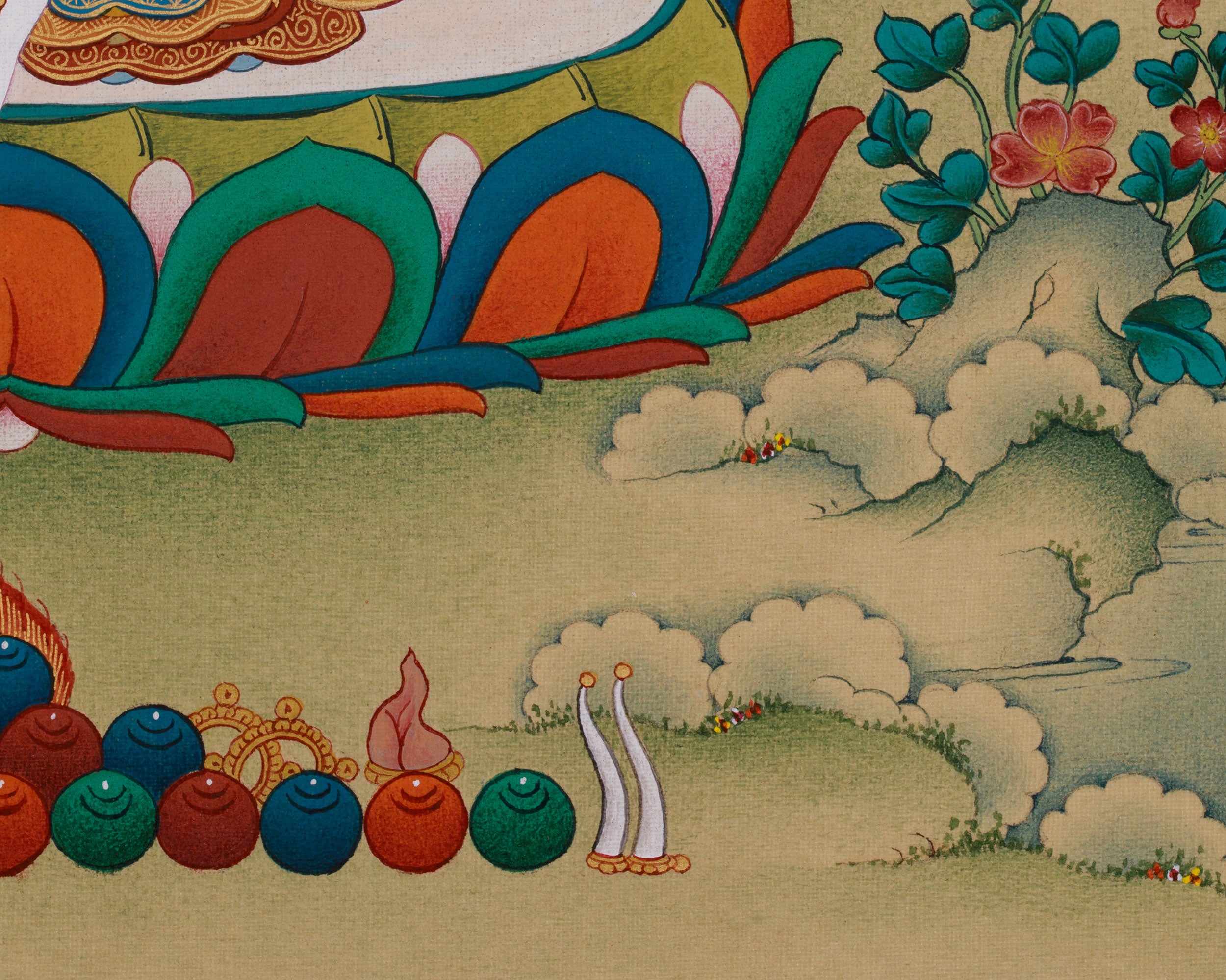 Yeshe Tsogyal Painting | Buddhist Tantric Goddess