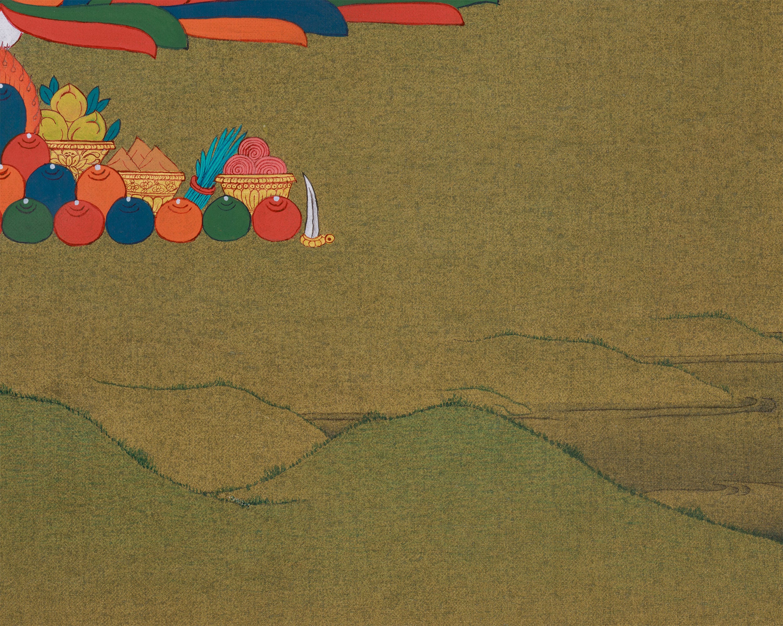 Dorje Sempa Artwork | Traditional Tibetan Buddhist Painting