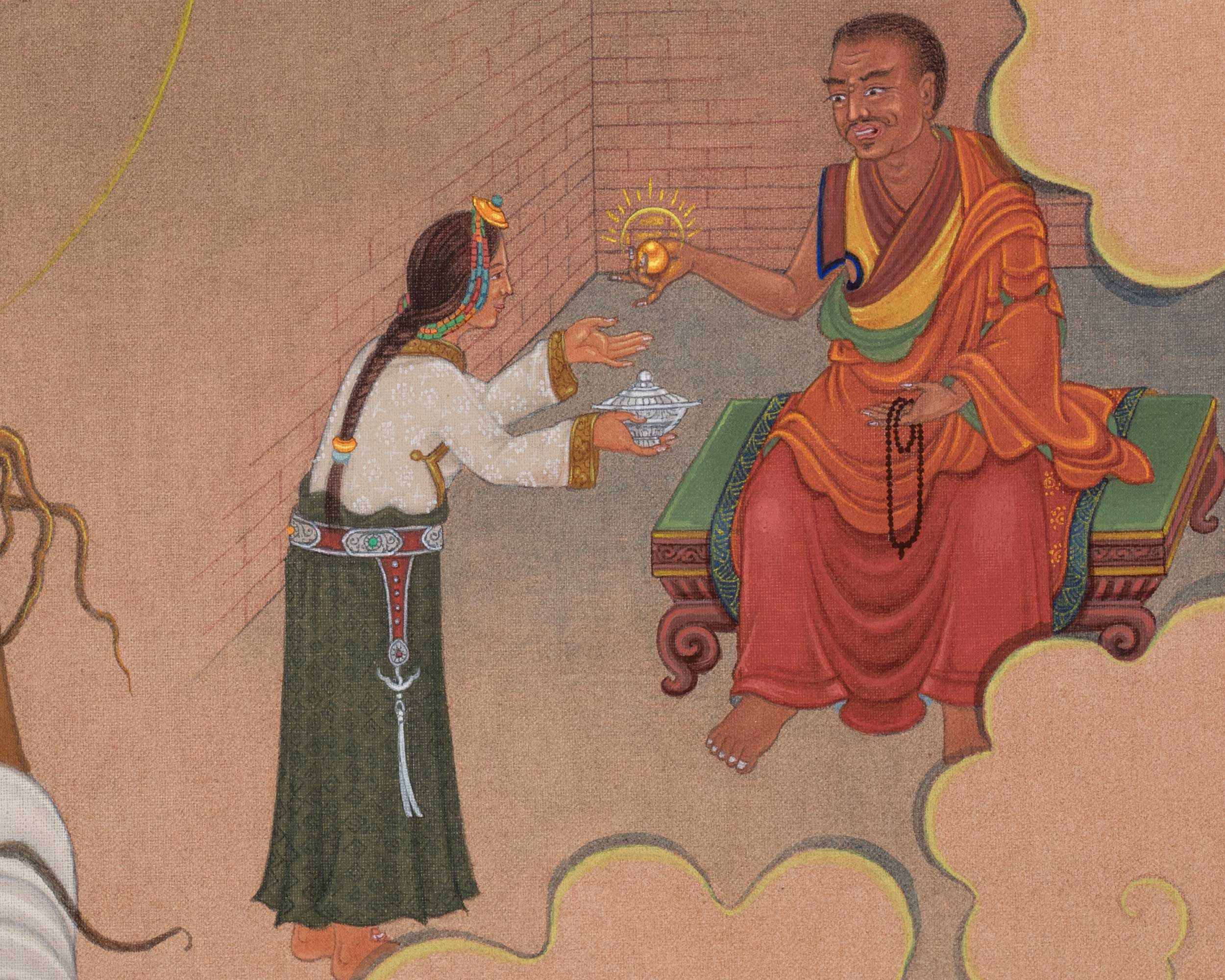 Milarepa Tibetan Art | Himalayan Master of Meditation and Enlightenment | Home Decor