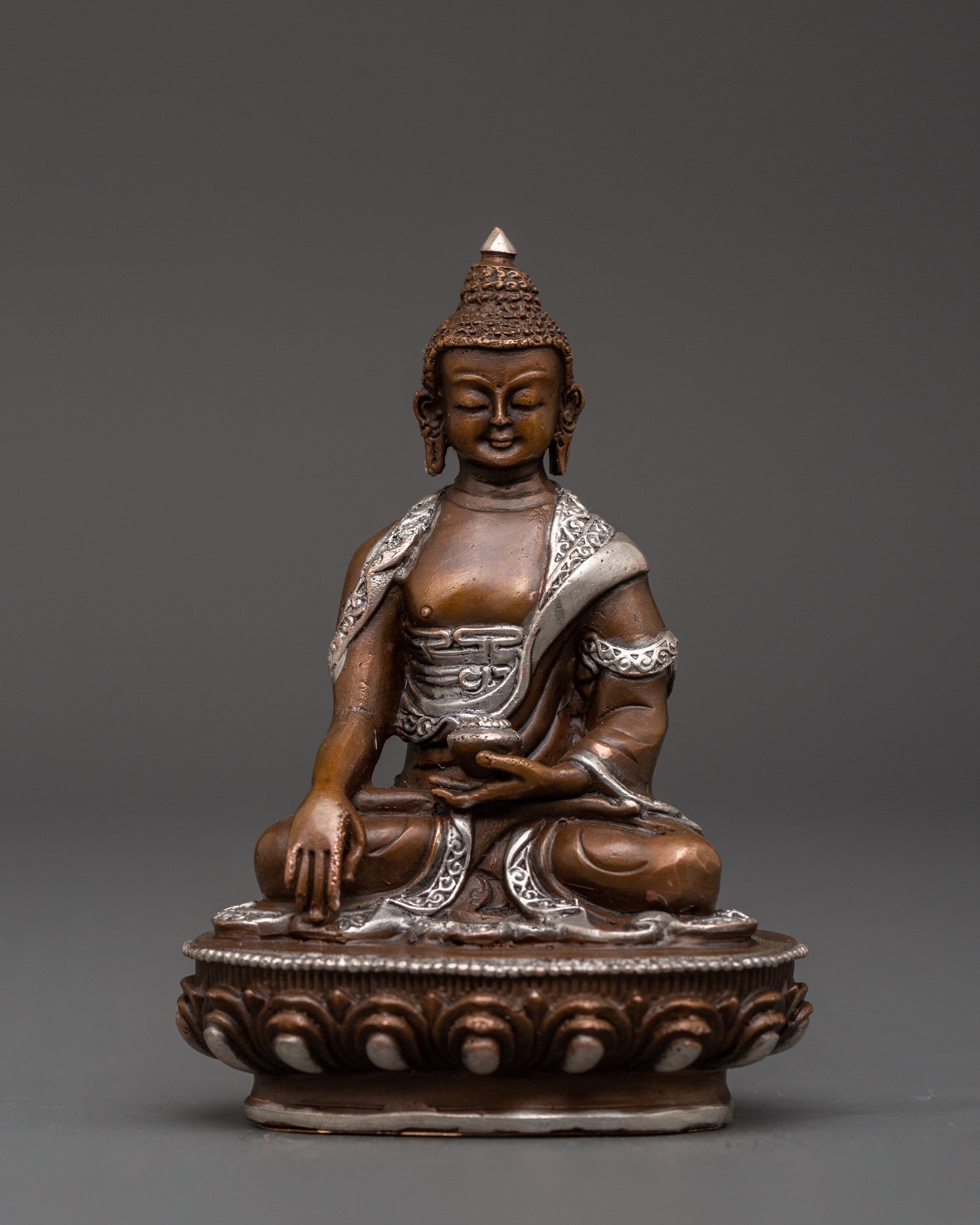 Oxidized Shakyamuni Sculpture | Home Decor