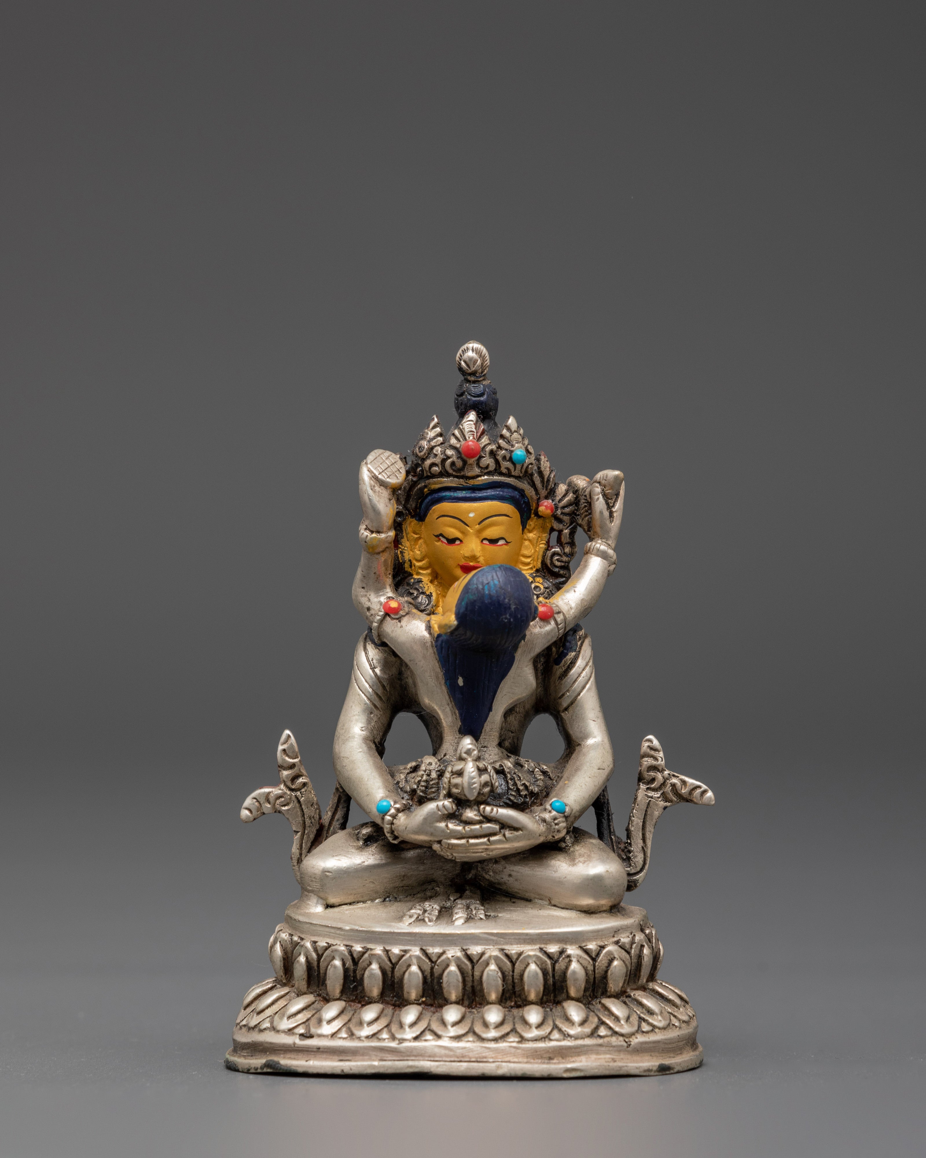 Handmade Amitayus with Consort Statue