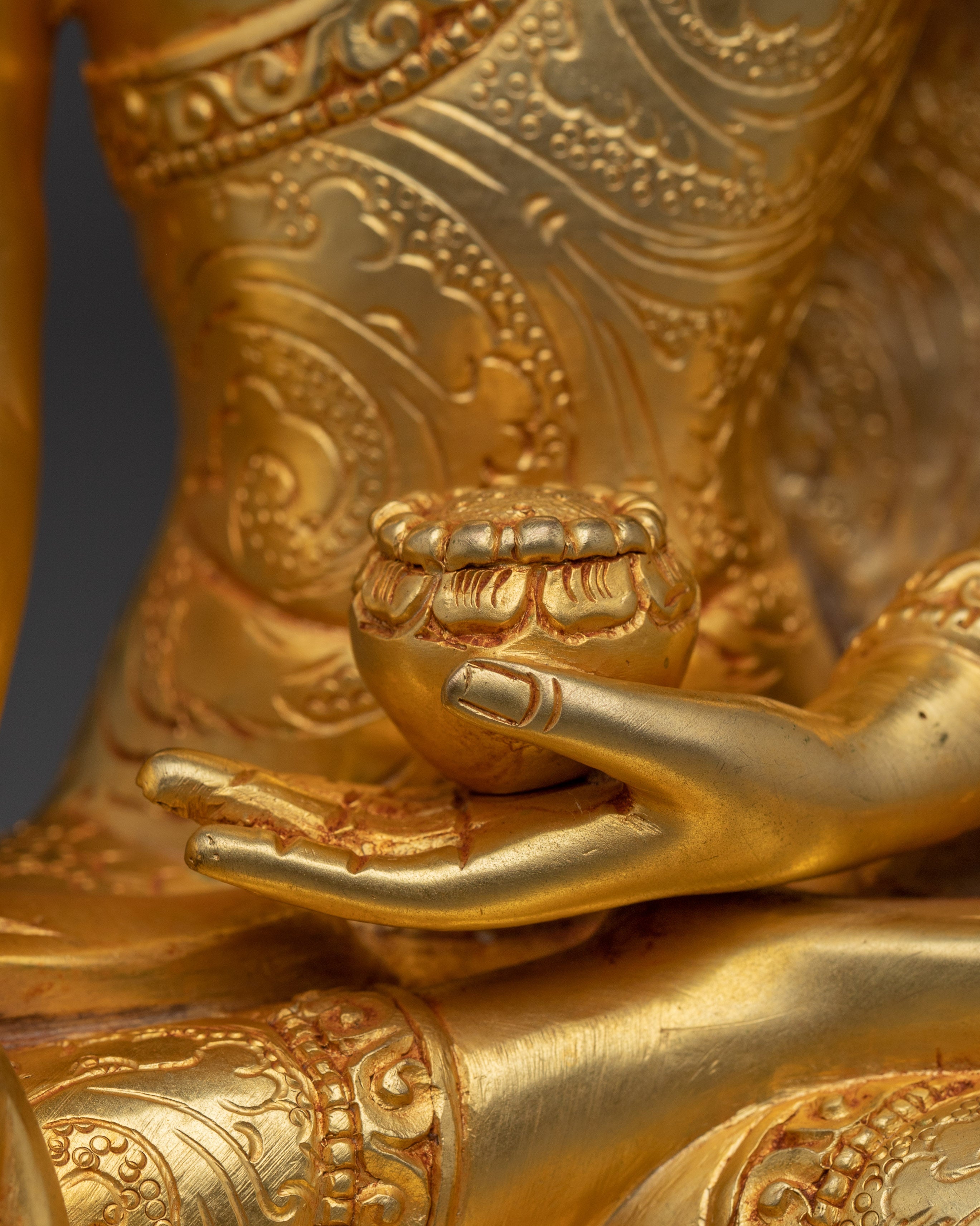 Tibetan Shakyamuni Sculpture | Handcrafted Artwork