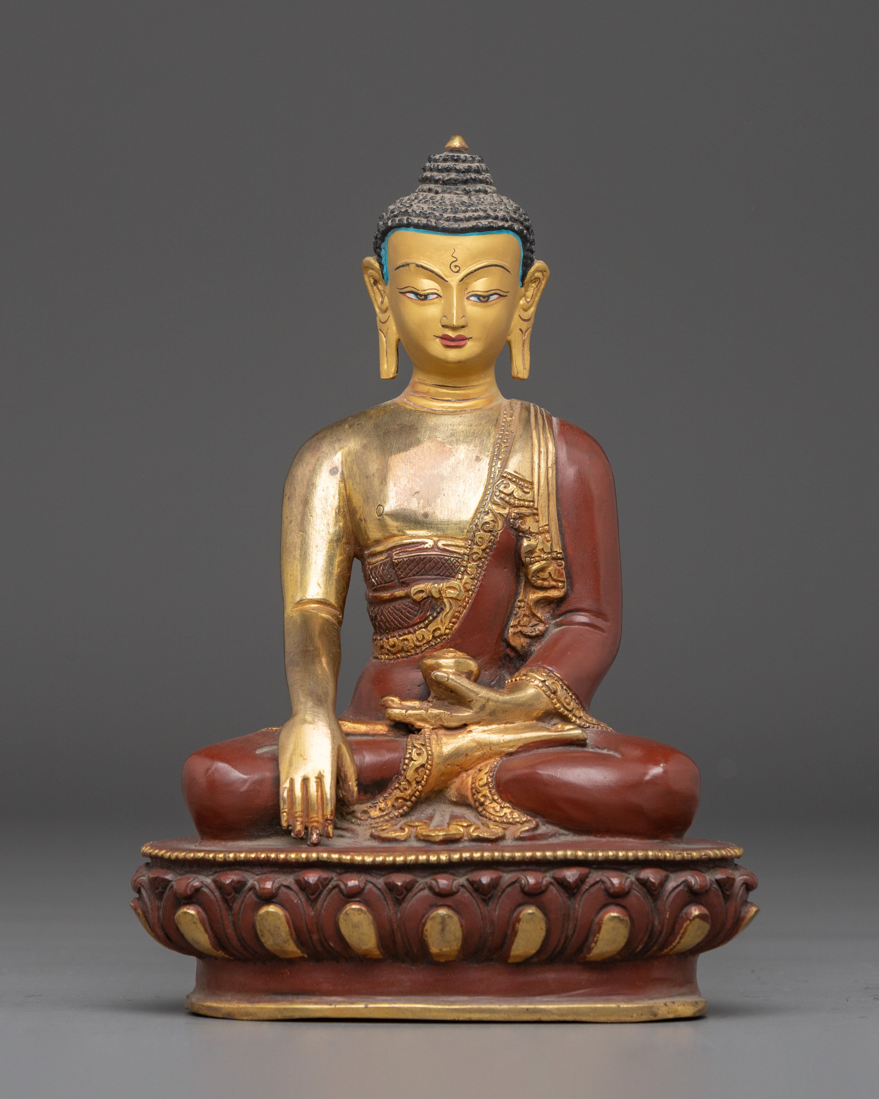 Handcrafted Figurine of Shakyamuni Buddha | Buddha of Wisdom and Compassion