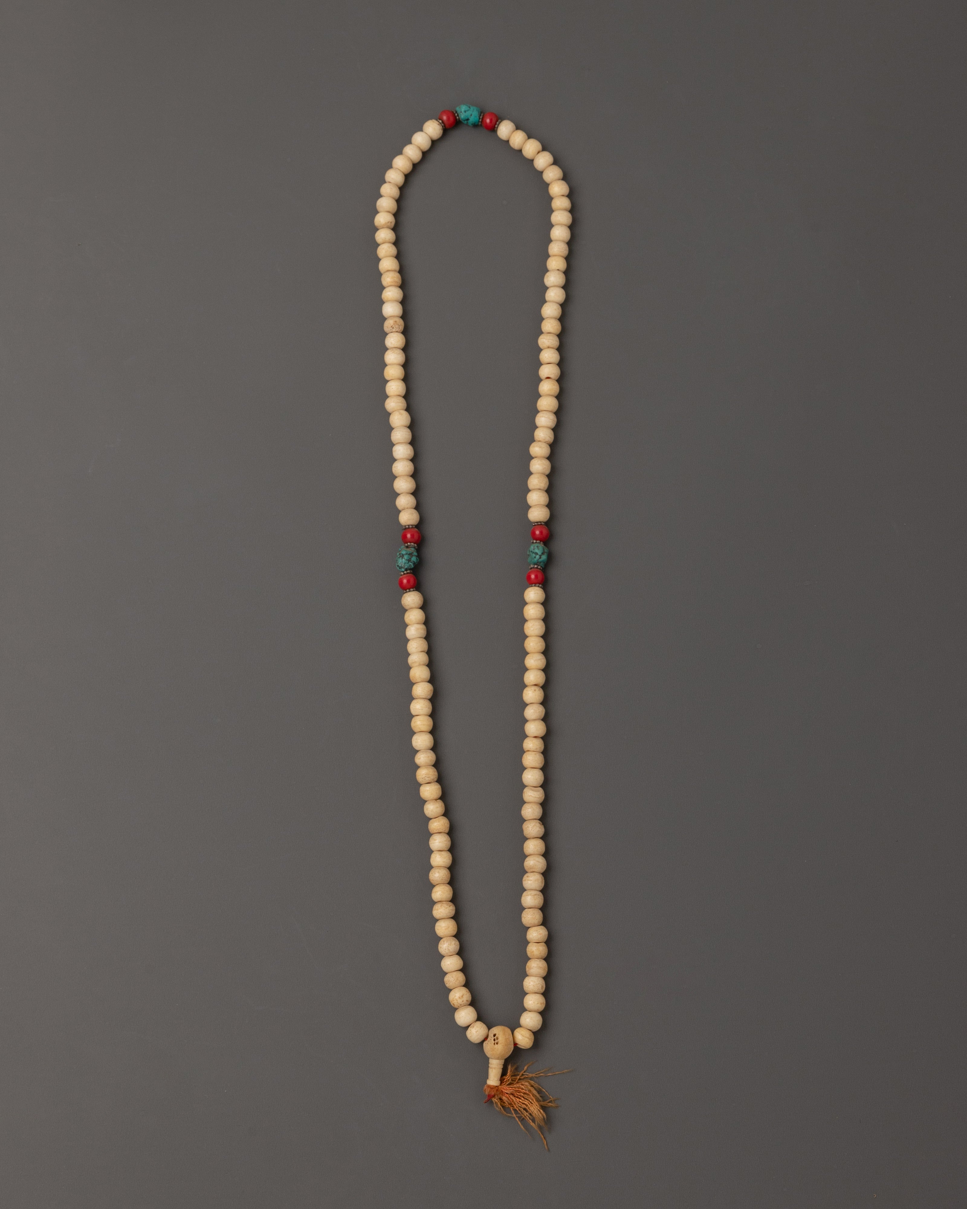 Buddhist Ethically Sourced Yak Bone Mala