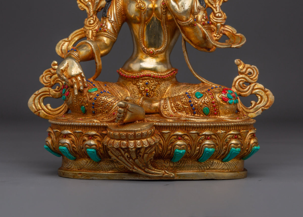 Tibetan Deity Shyama Tara Art | Green Tara - Mother of All Buddhas