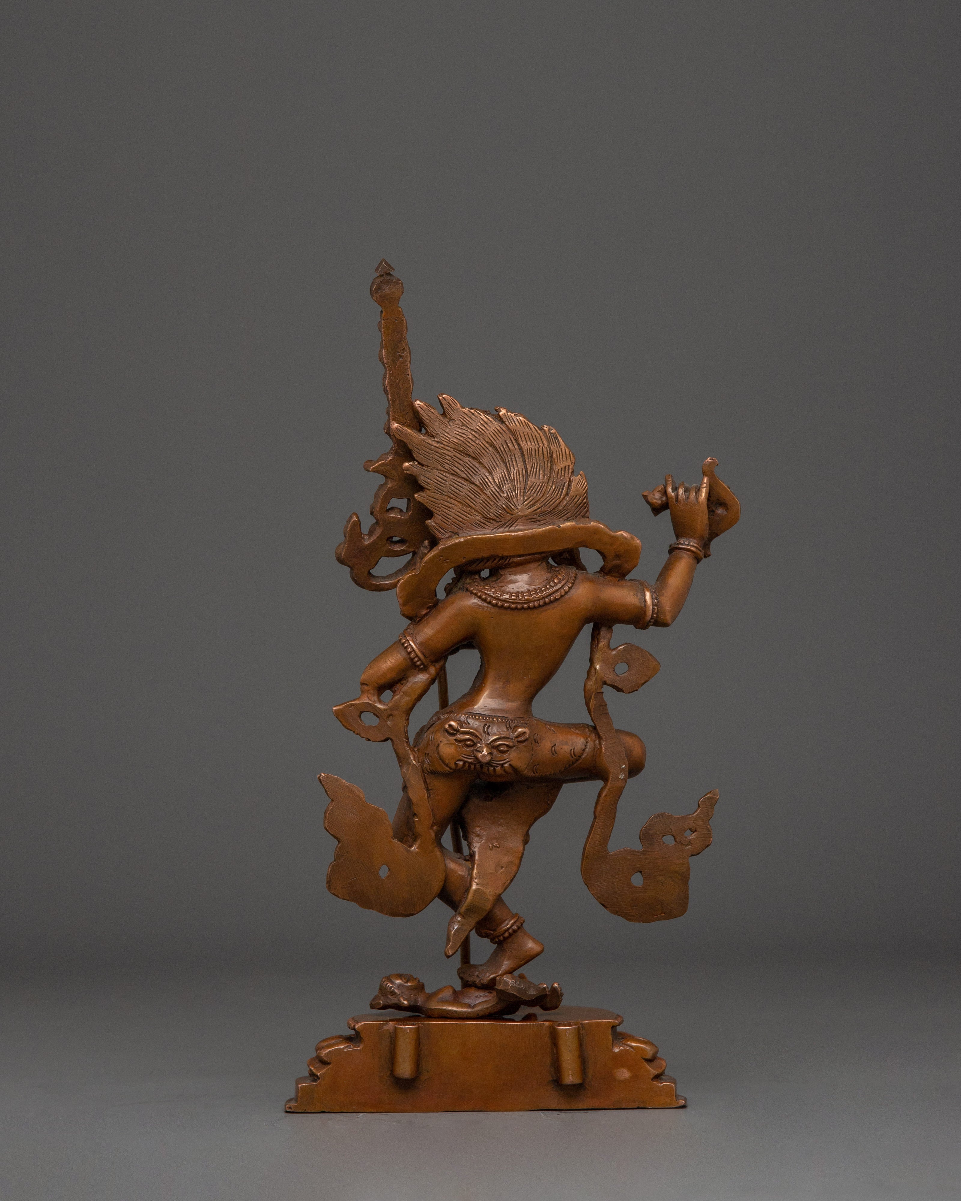 Oxidized Troma Nagmo Statue | Also known as Krodha Kali