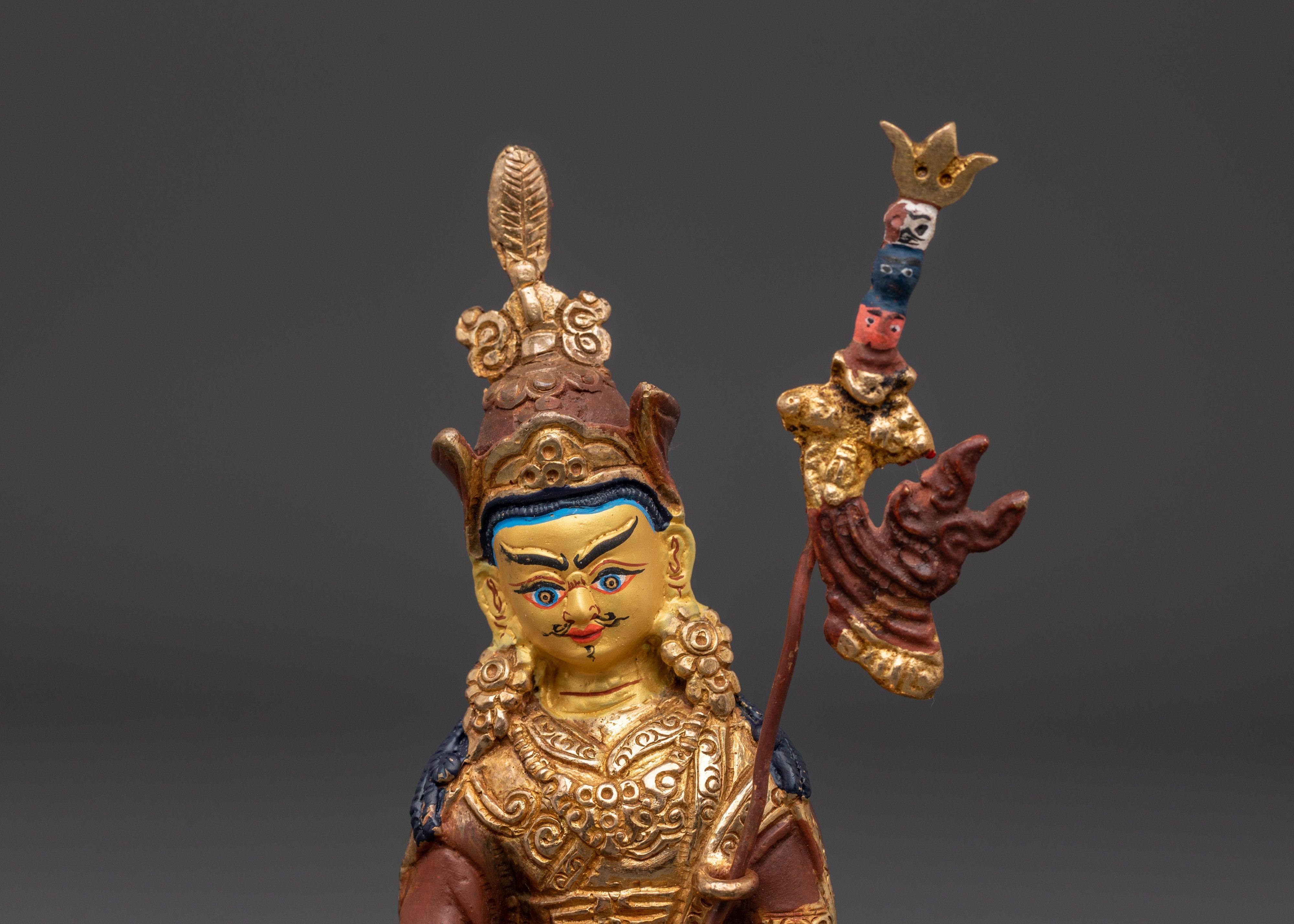 Handcrafted Statue of Guru Rinpoche | Spiritual Master and Protector