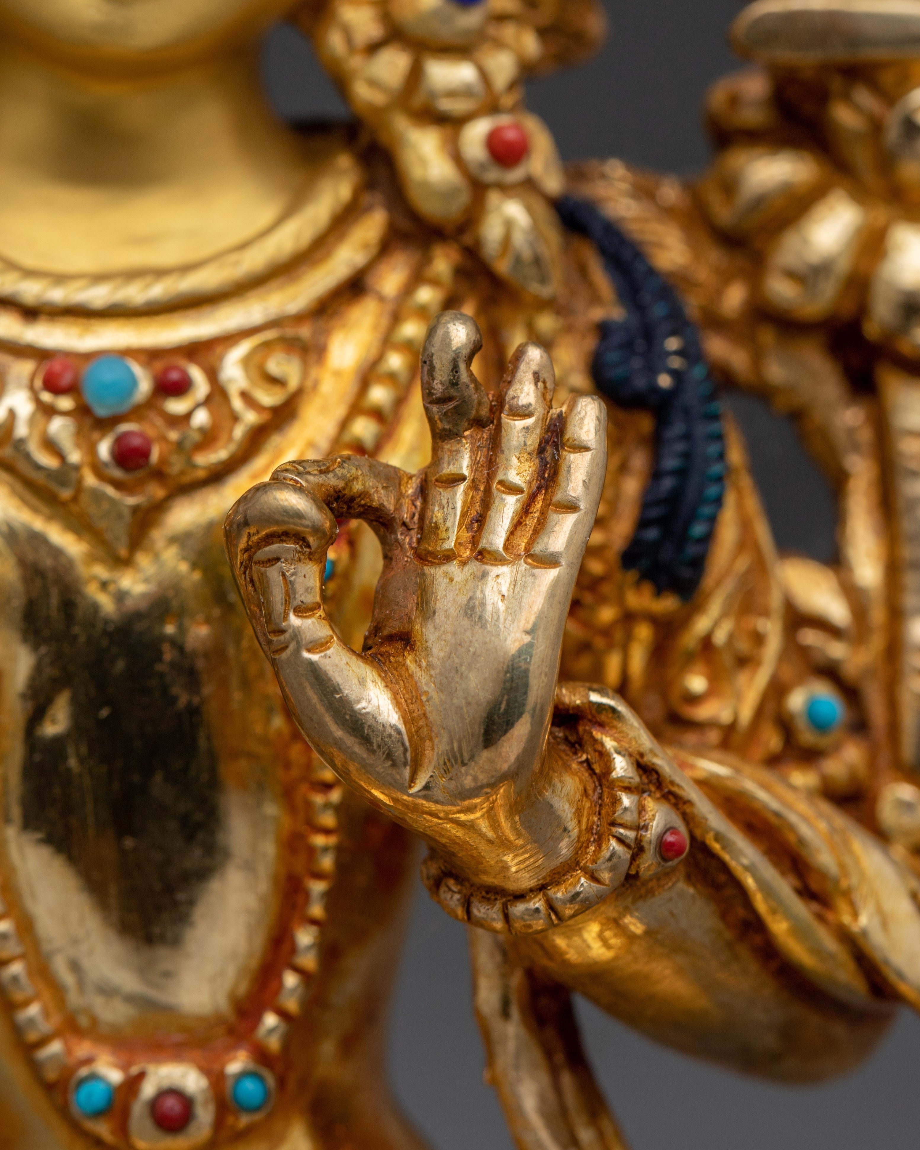 Himalayan Wisdom Deity Manjushri Art | Symbol of Insight and Clarity