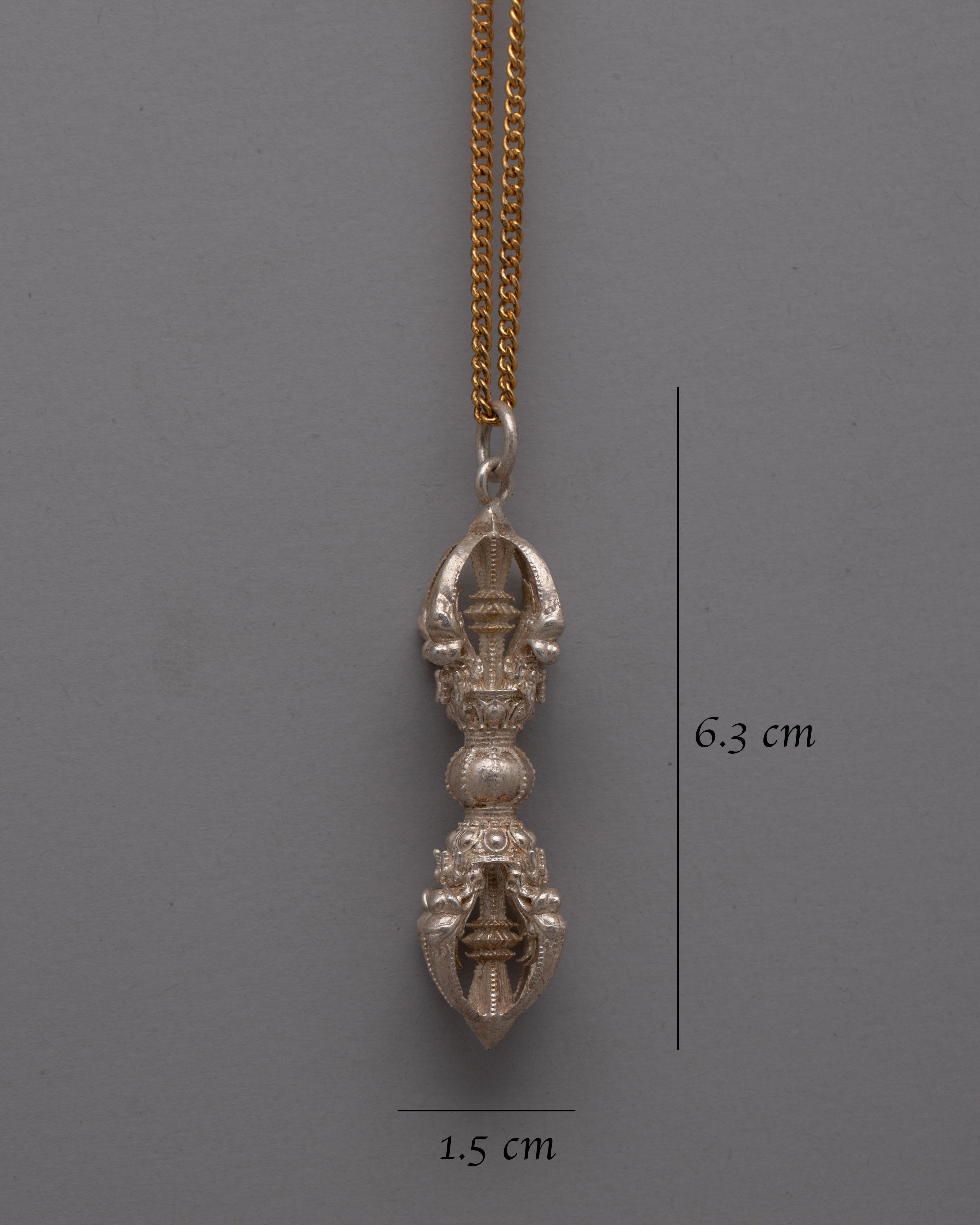 Handcrafted Silver Pendant | Elegant Craft with Spiritual Power and Protection